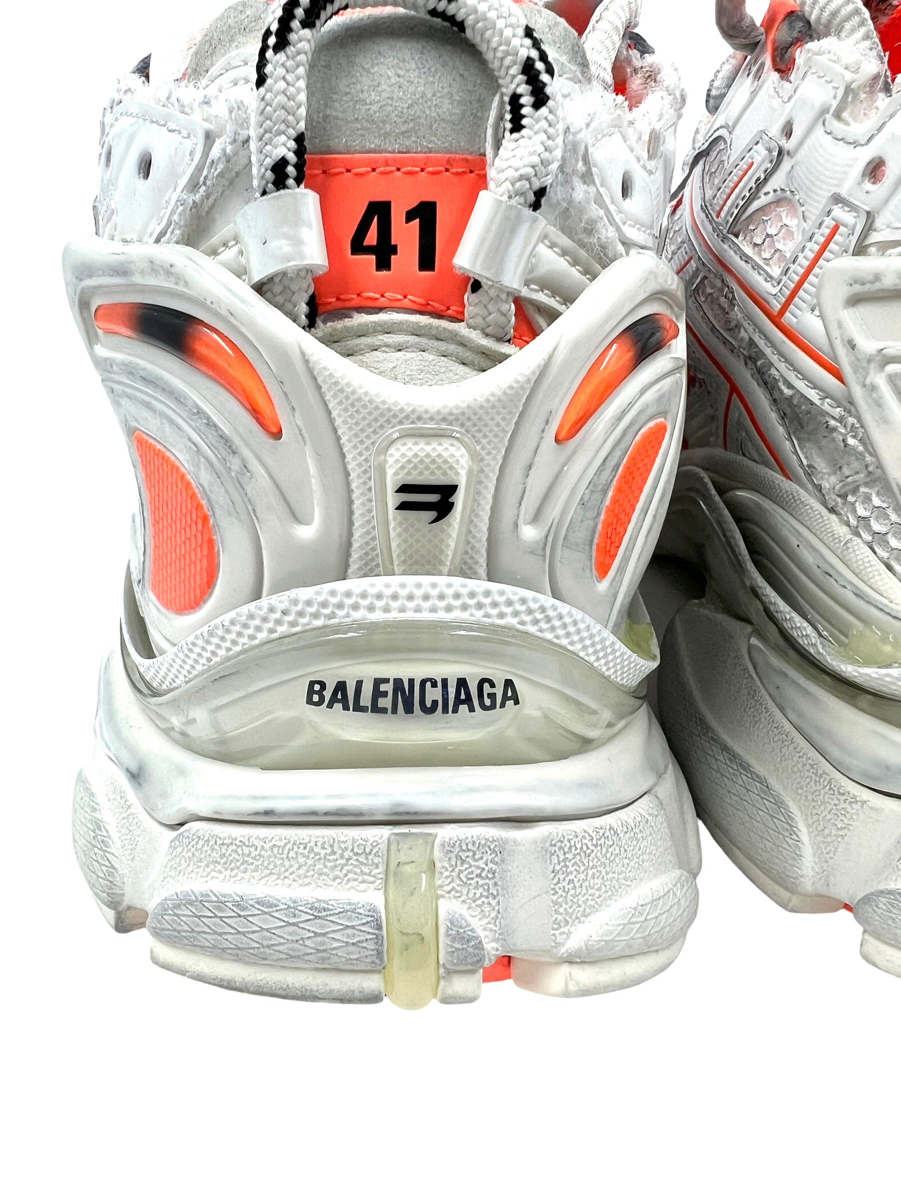 Balenciaga Women's Size 41 Bicolor Fluo Runner Sneakers – Shop ...