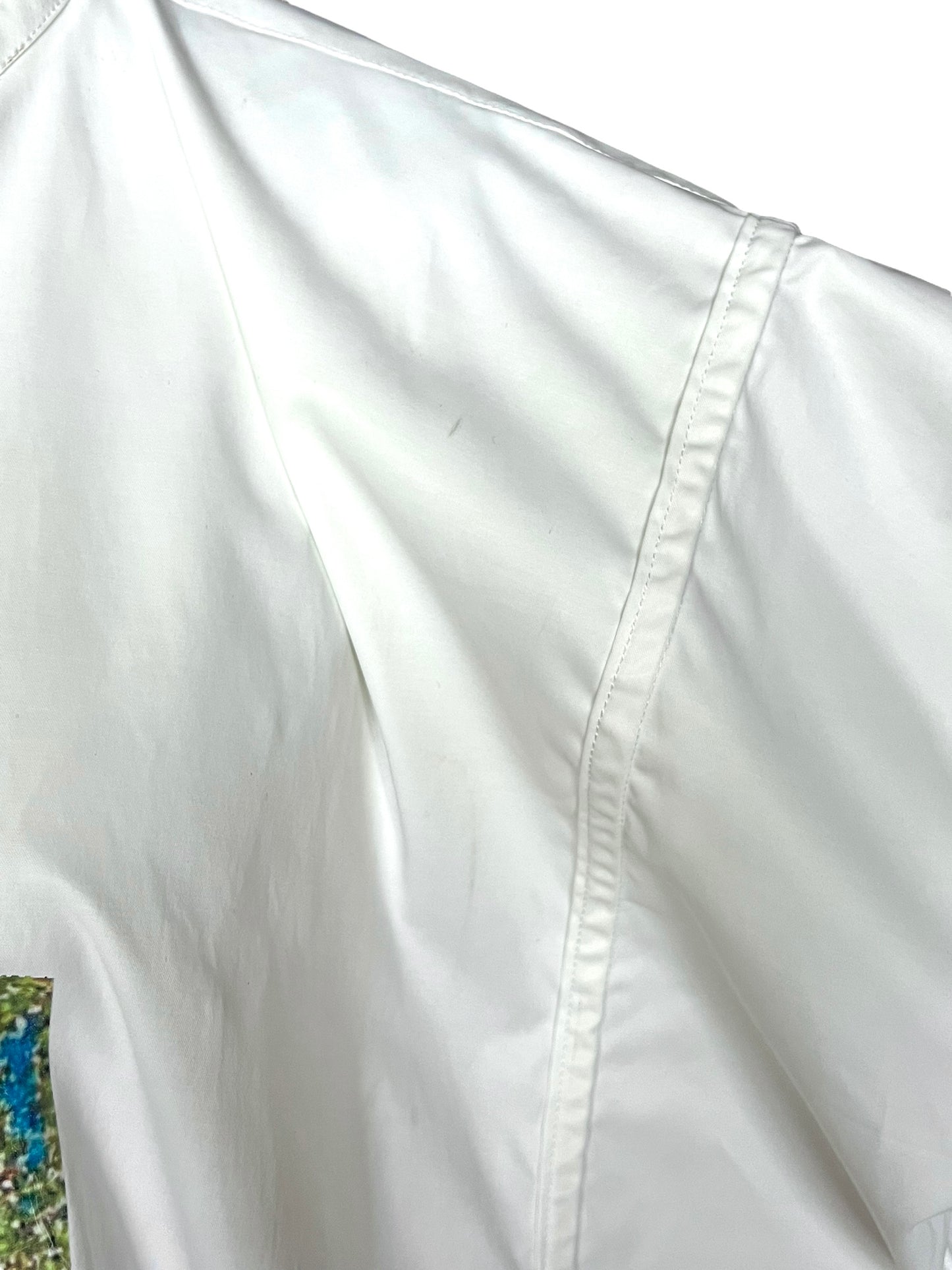 White OS Graphic Tunic Dress