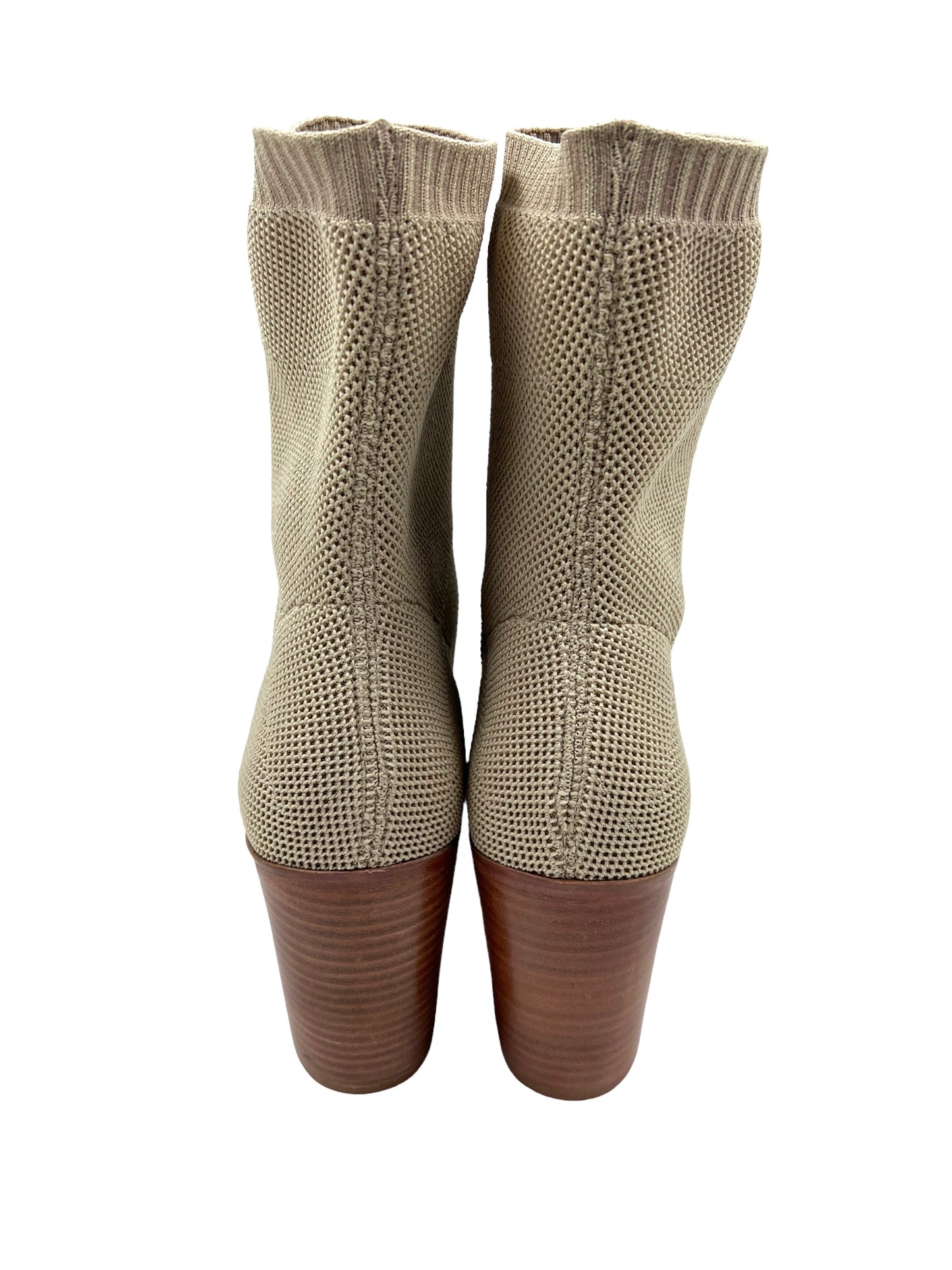 Schutz Size 9 Eggshell Dae Knit Booties