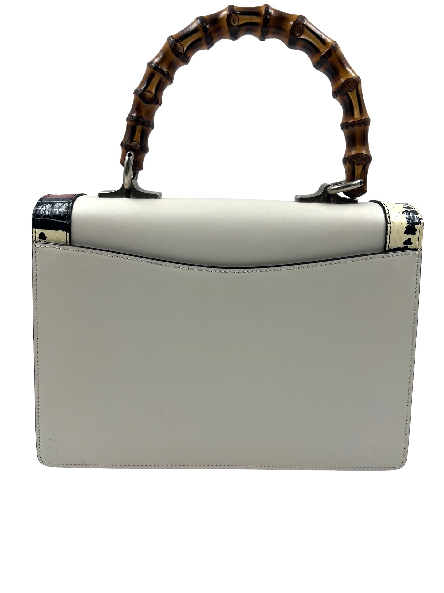 Gucci Cream Leather Small Lilith Top Handle Bag