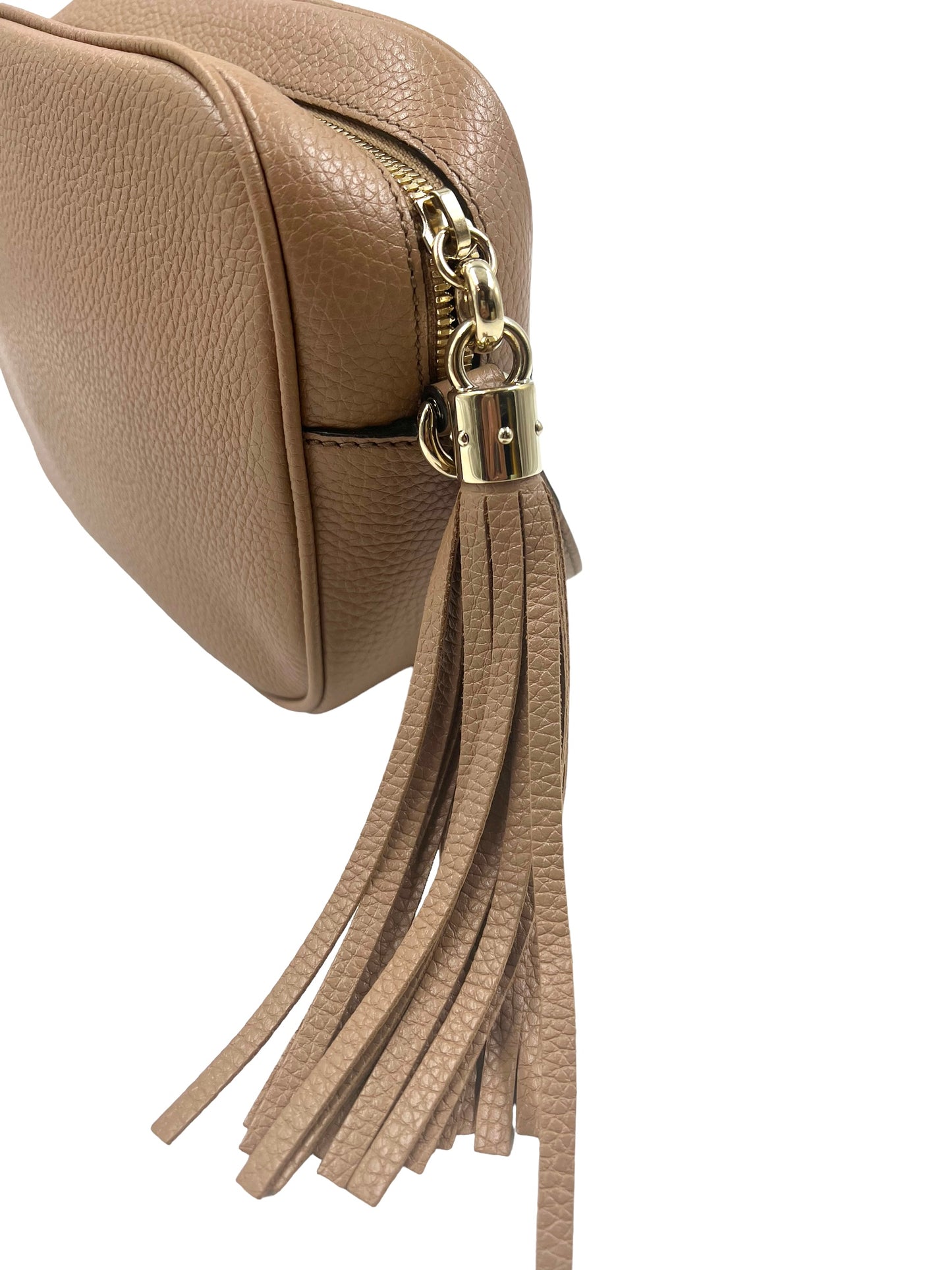 Gucci Beige Leather Soho Disco Crossbody