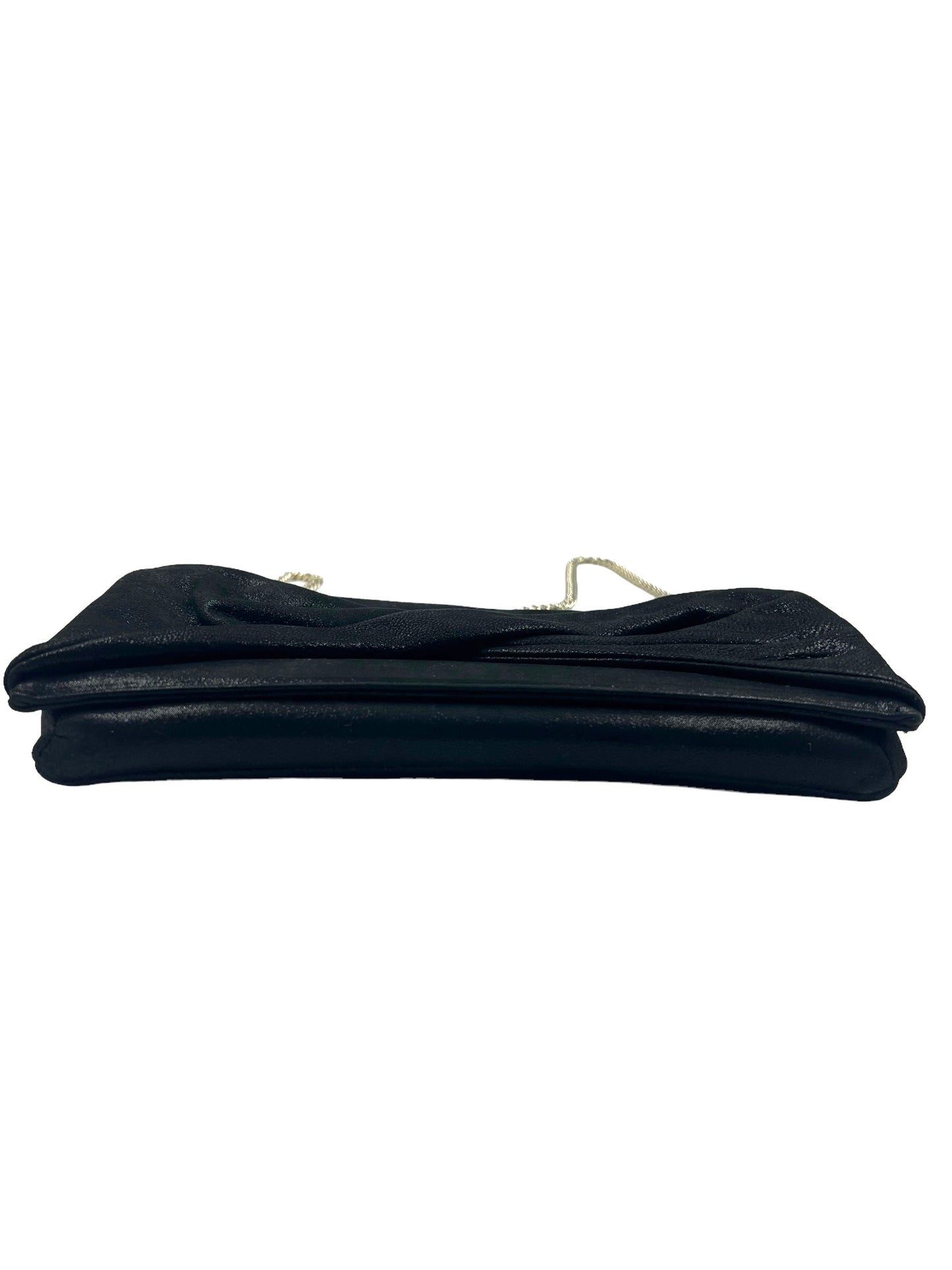 Reiss Black Beau Suede Clutch