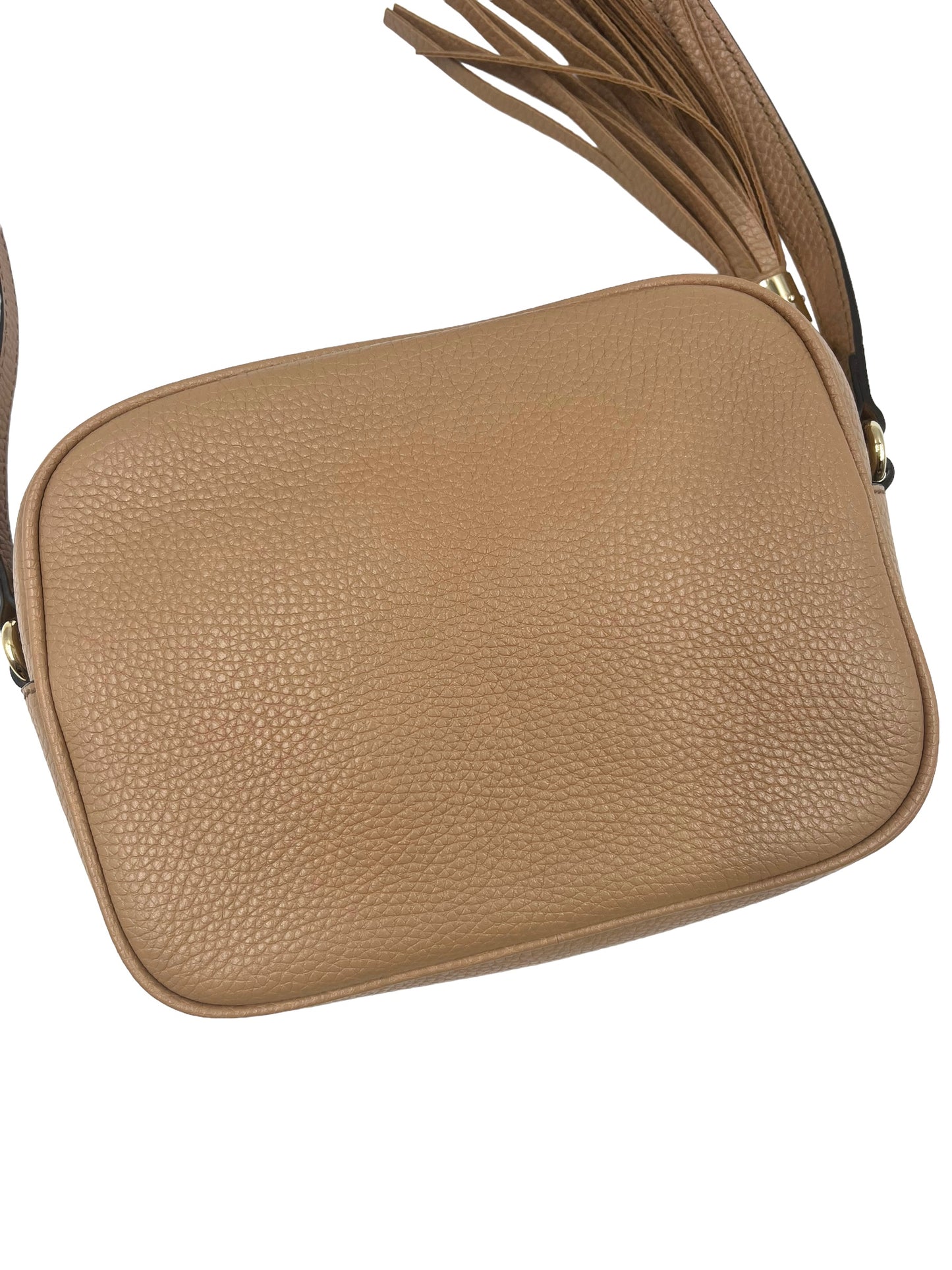 Gucci Beige Leather Soho Disco Crossbody