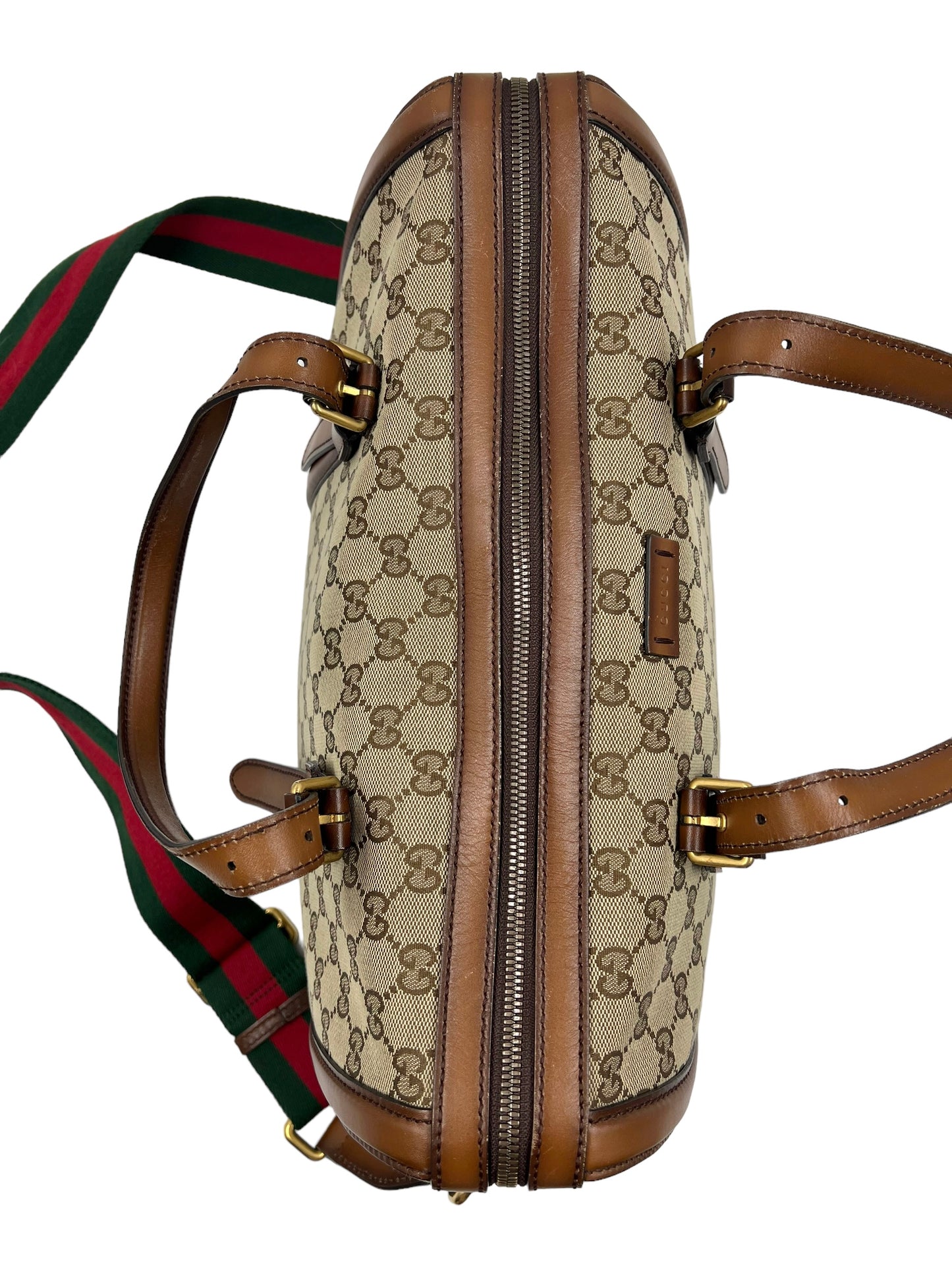 Gucci Medium Lady Web Boston Bag