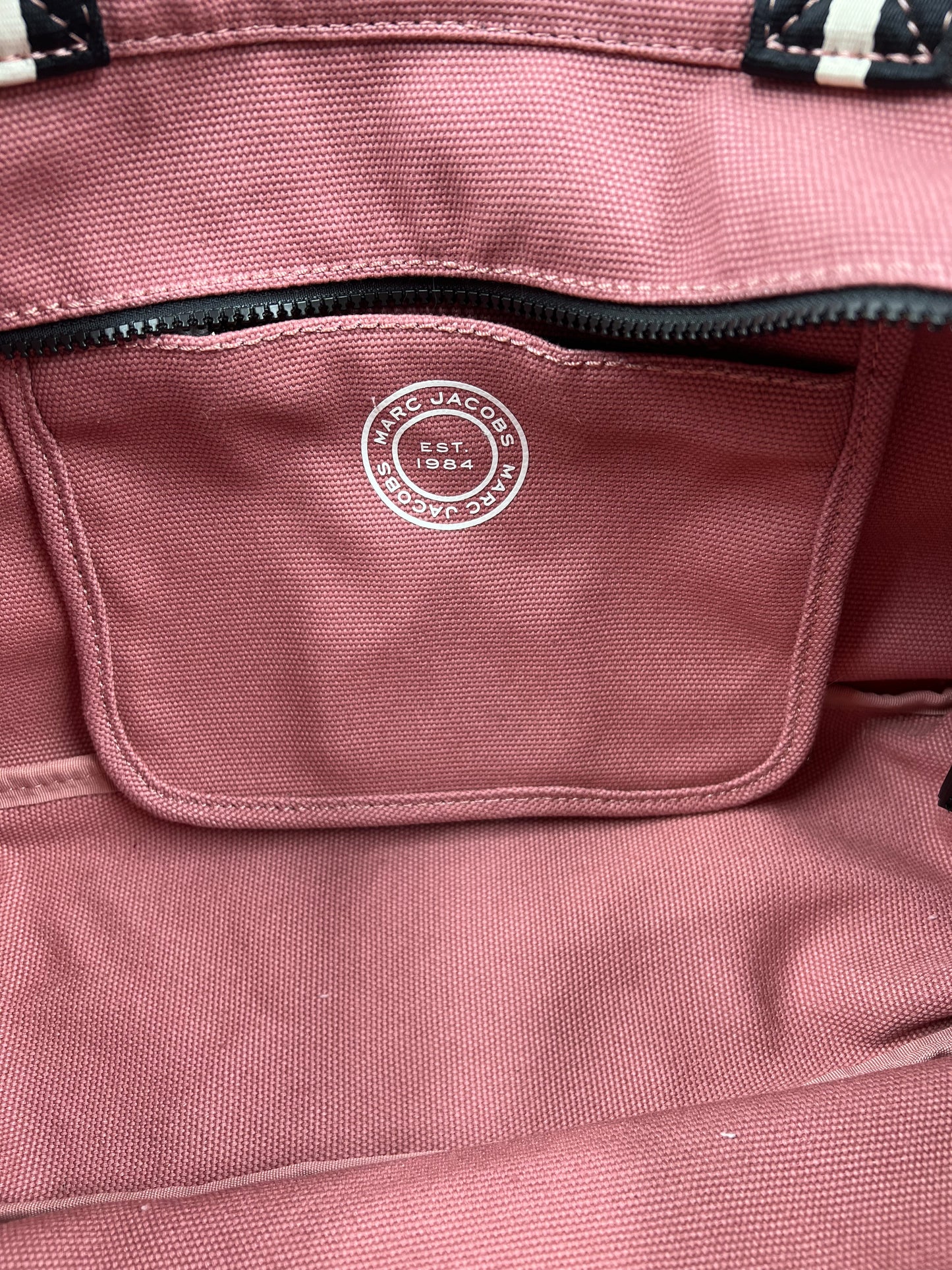 Marc Jacobs Dusty Rose Medium Signet Canvas Tote