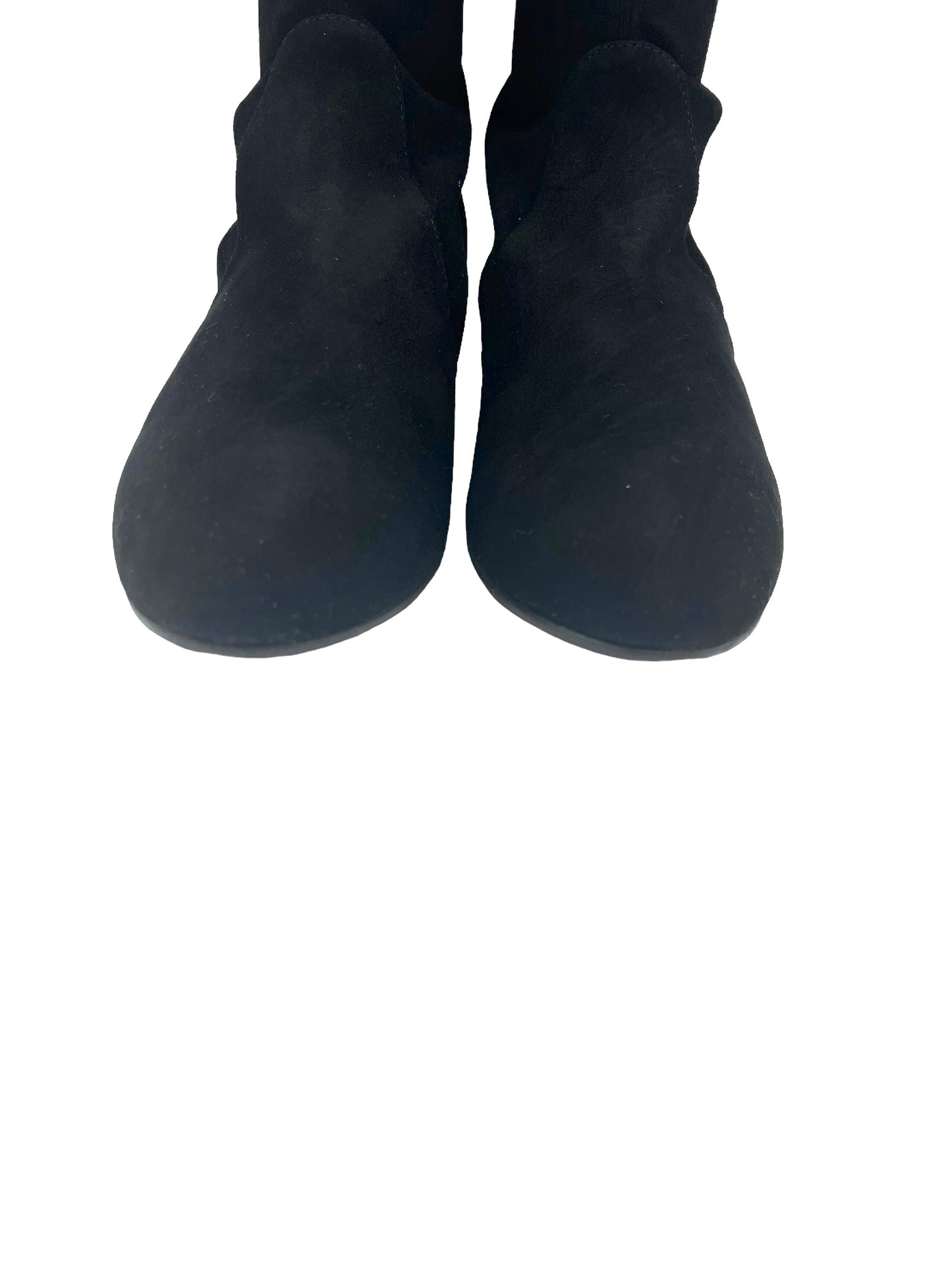 Stuart Weitzman Size 8.5 Black Suede Quebecland OTK Boots