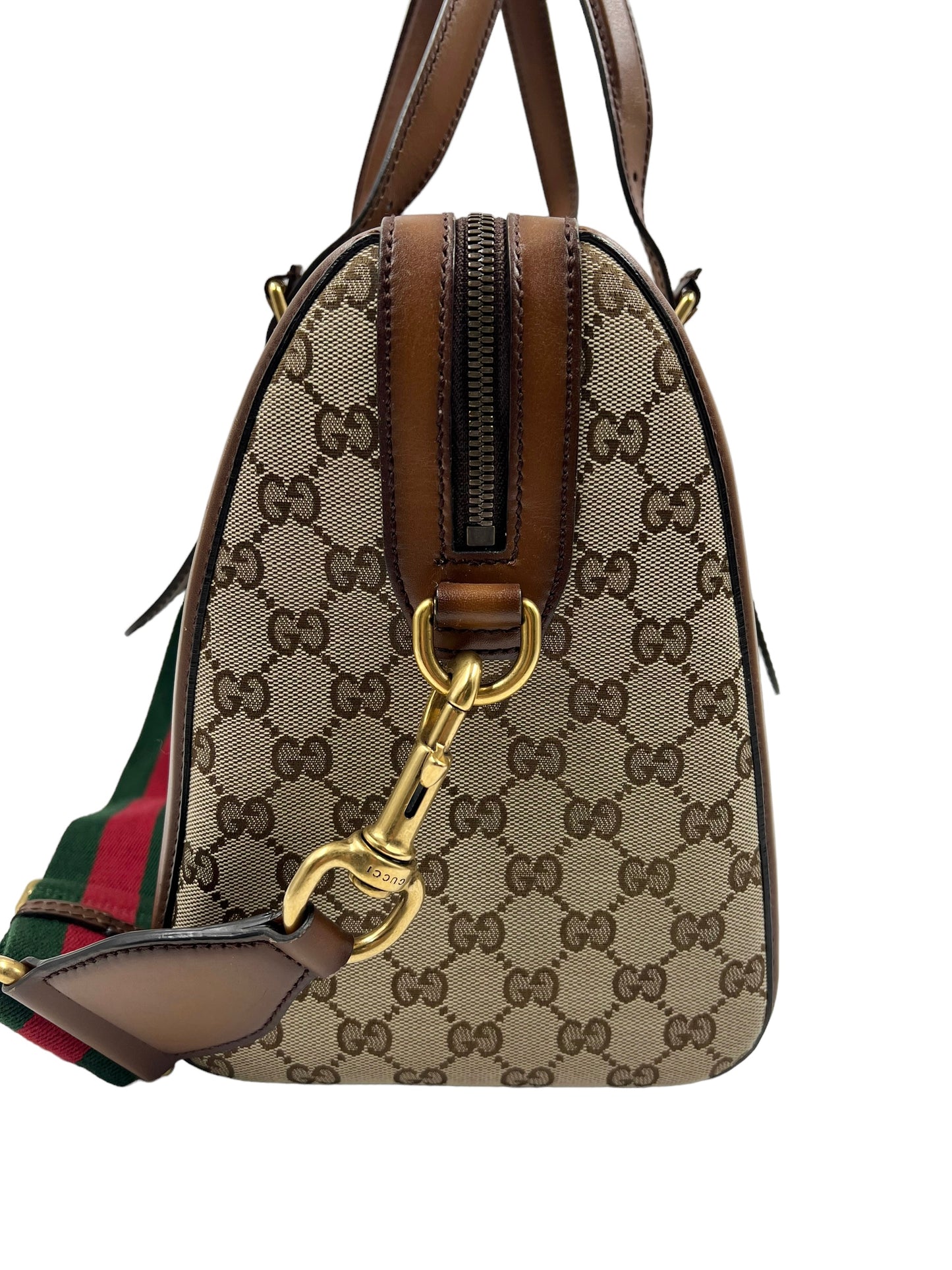 Gucci Medium Lady Web Boston Bag