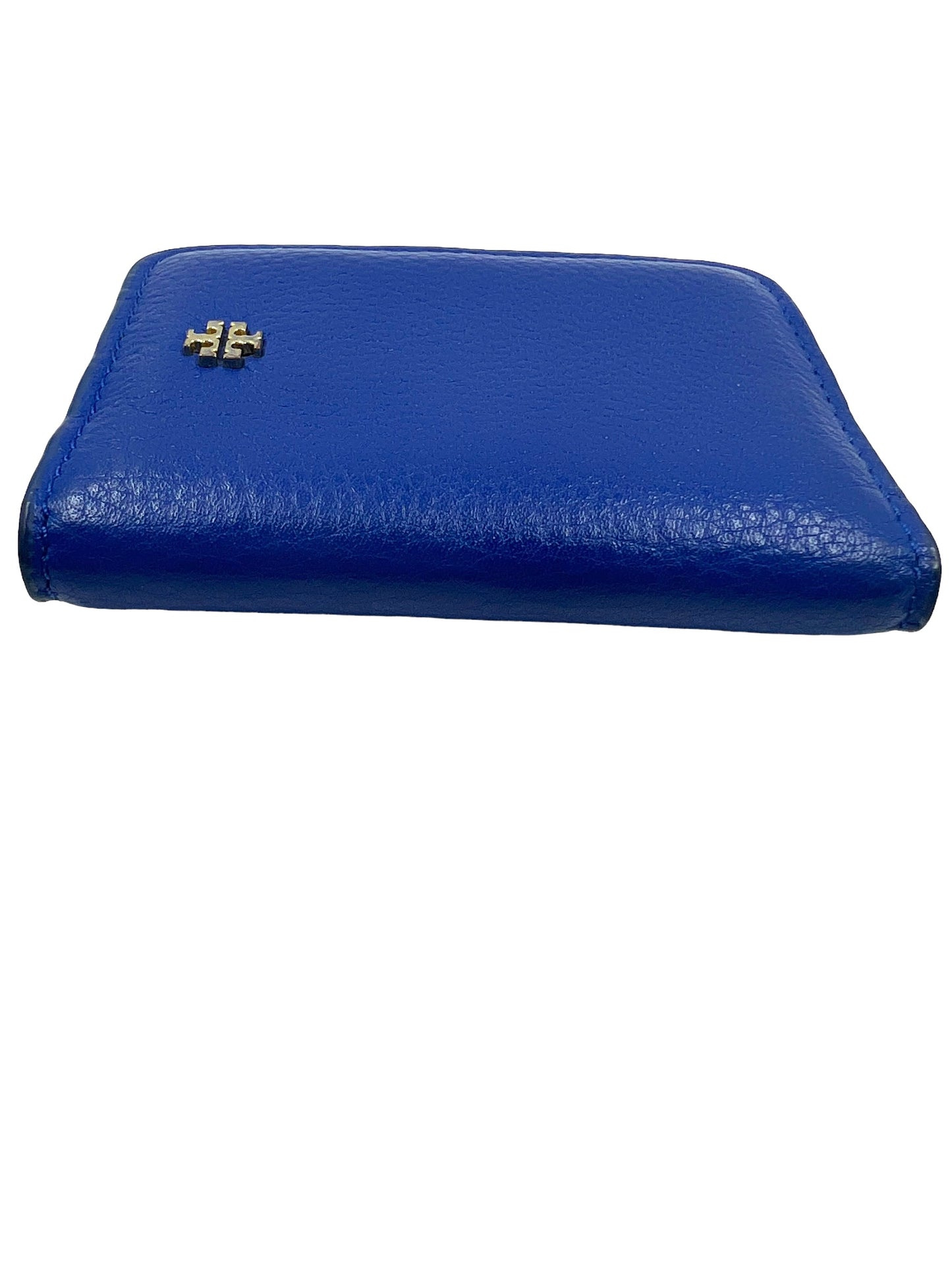 Tory Burch Blue Leather Cardholder