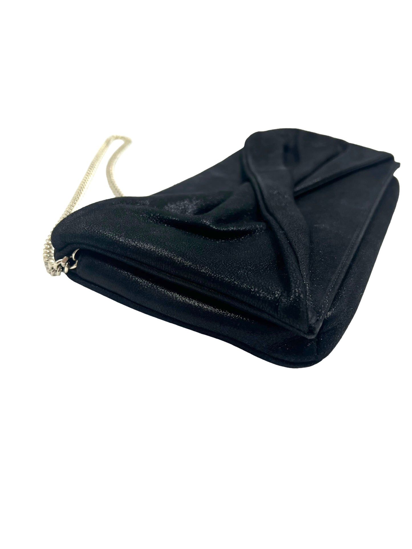 Reiss Black Beau Suede Clutch