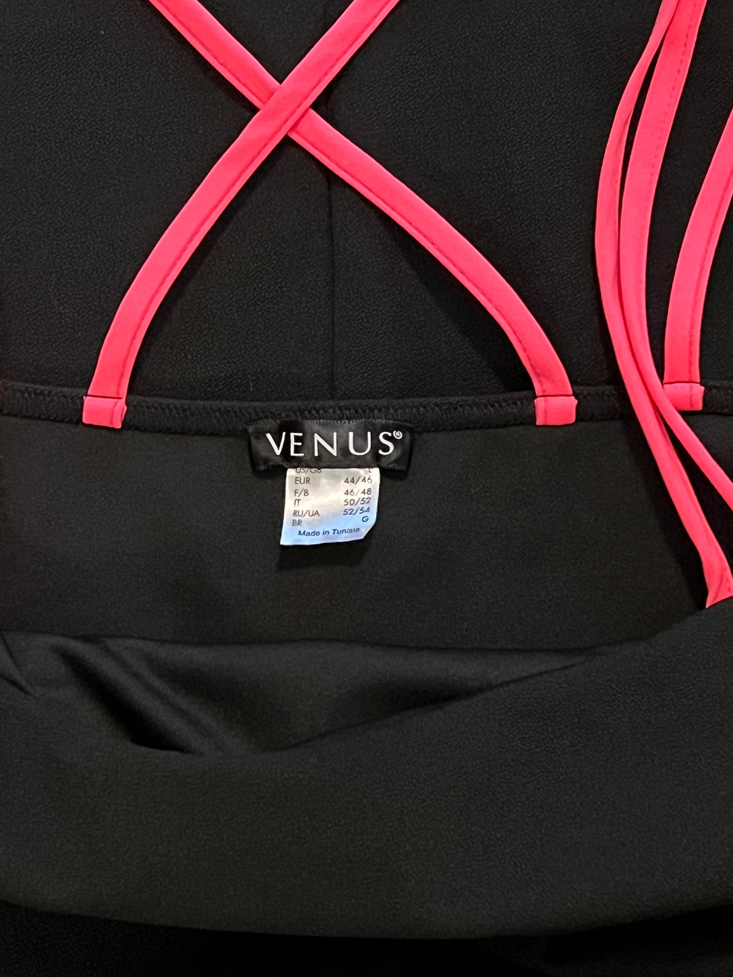 Venus Size L Black Ruffle Dress