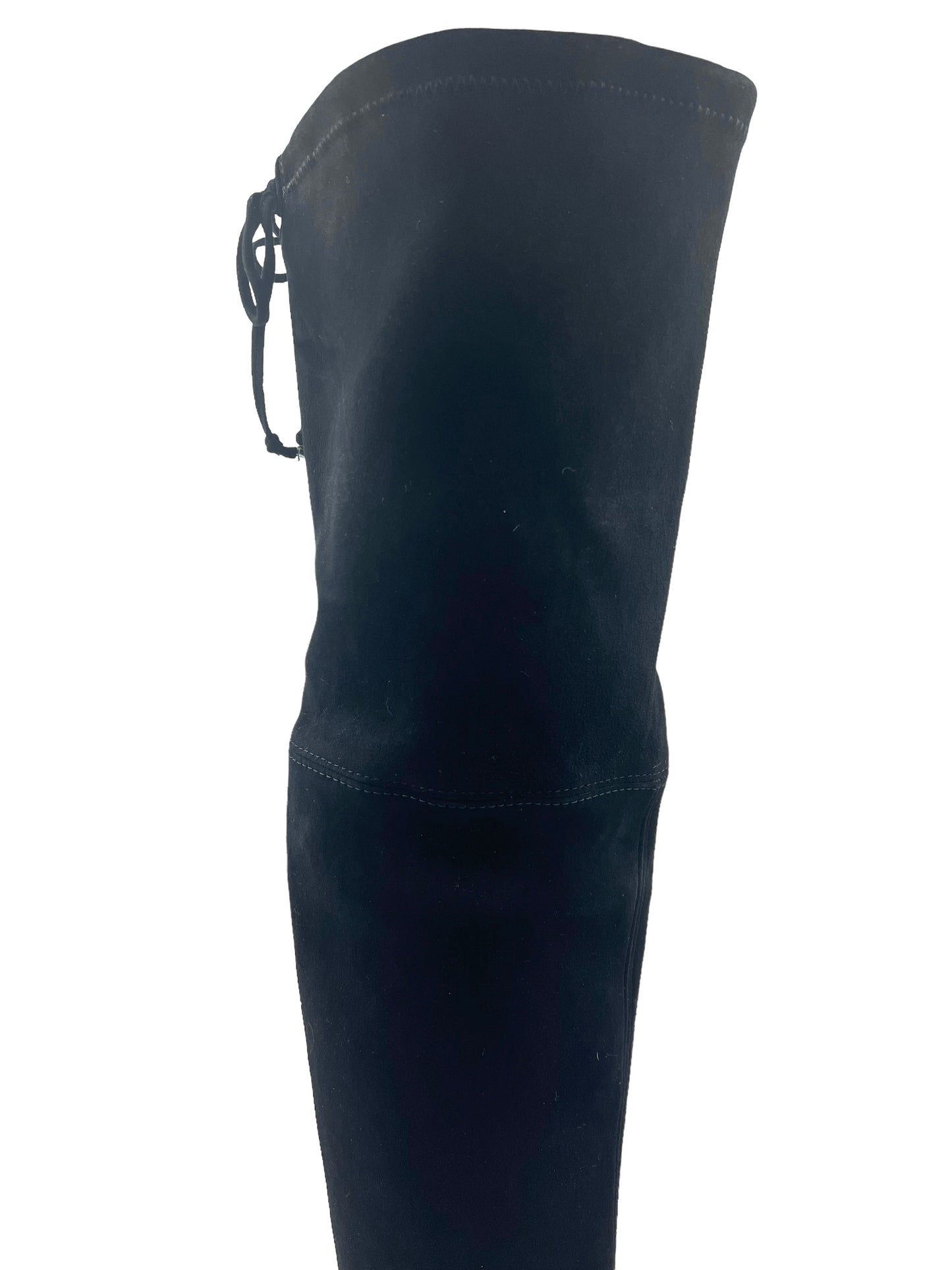 Stuart Weitzman Size 8.5 Black Suede Quebecland OTK Boots