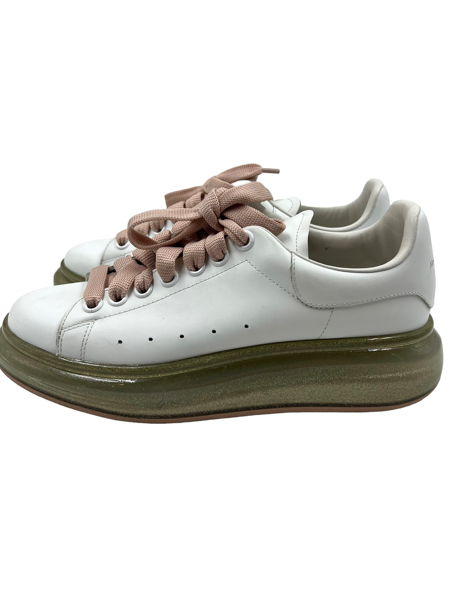 Alexander McQueen Size 39 White 'Larry' Sneakers