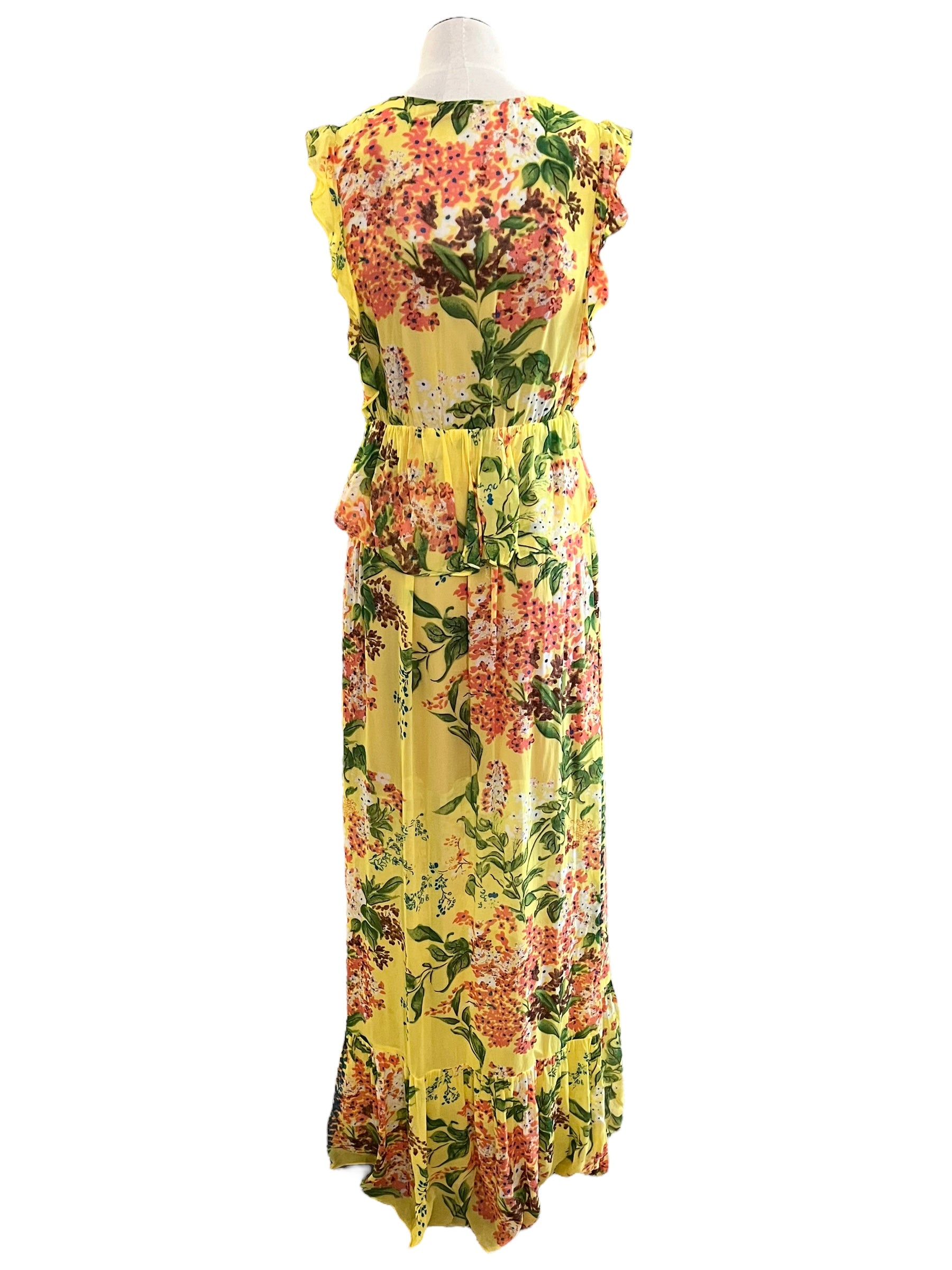 plenty by tracy reese silk dress Anthropologie Plenty Tracy Reese Silk Dress Pink Floral Wrap Sleeveless Midi 4
