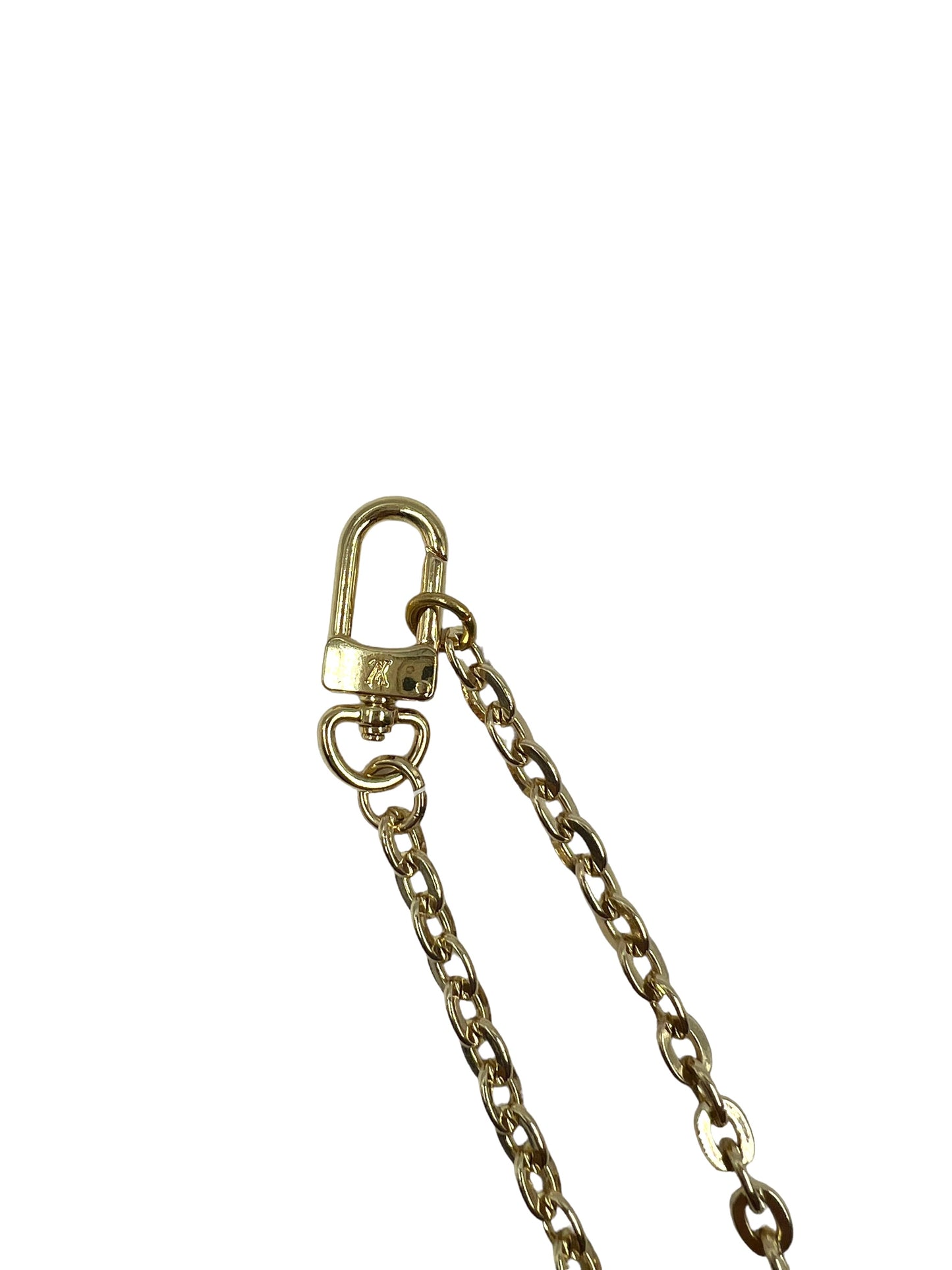 Repurposed Gold Chain Lock Necklace
