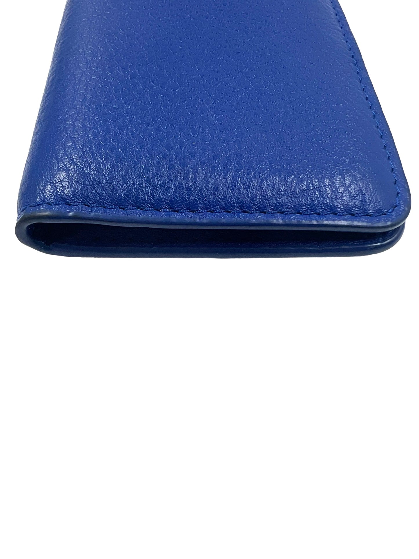 Tory Burch Blue Leather Cardholder
