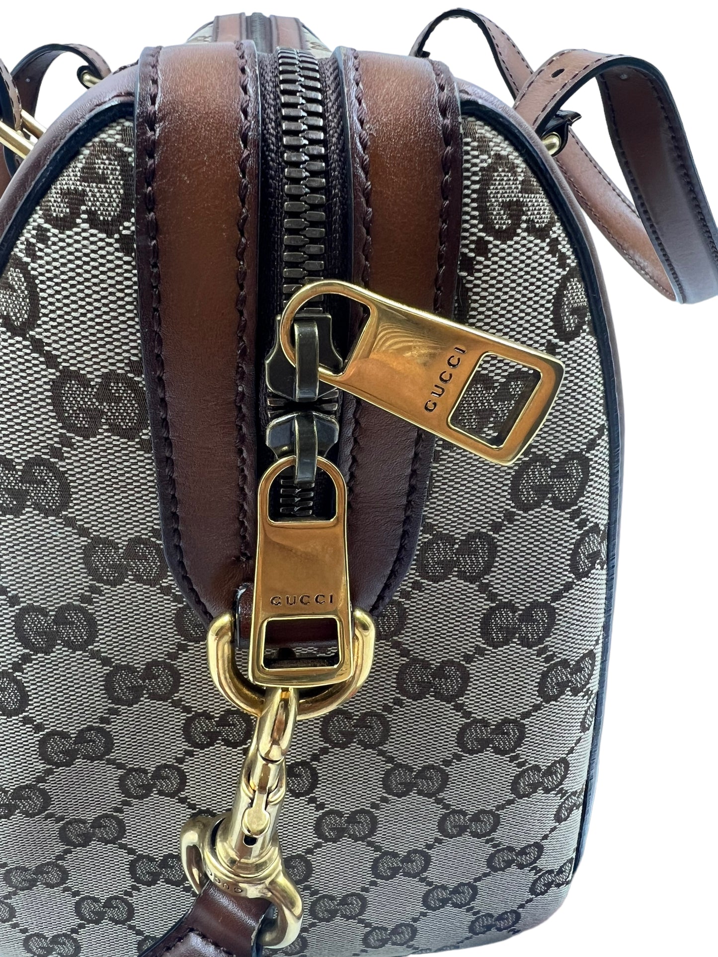 Gucci Medium Lady Web Boston Bag