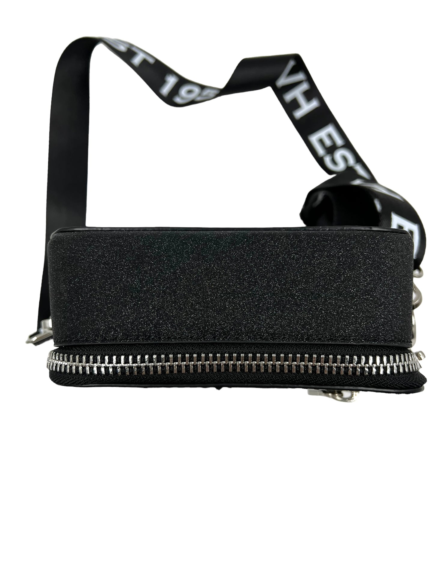 Vintage Havana Black glitter Rocker Crossbody