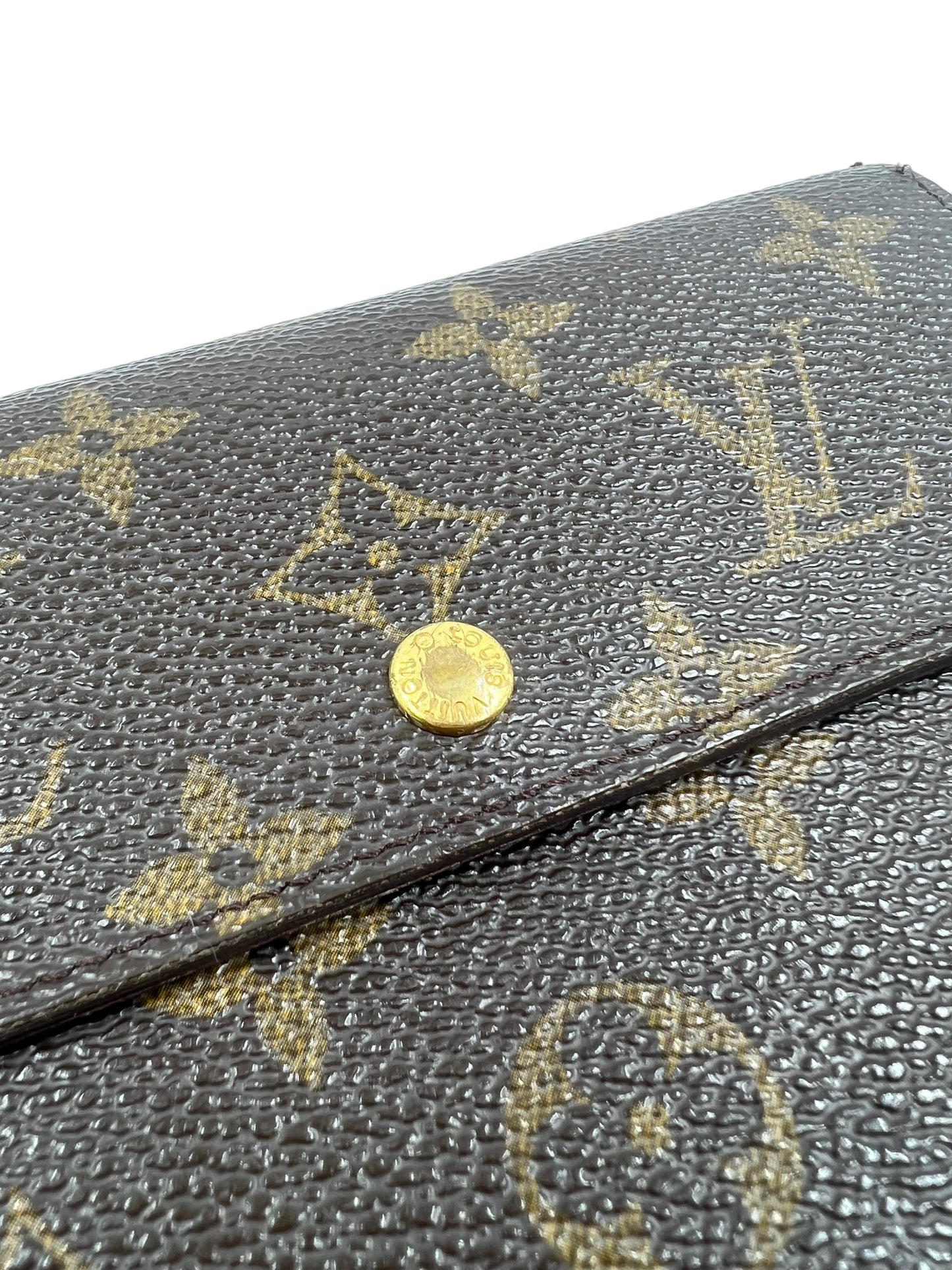 Louis Vuitton Monogram Compact Porte Tresor Etui Papiers Wallet