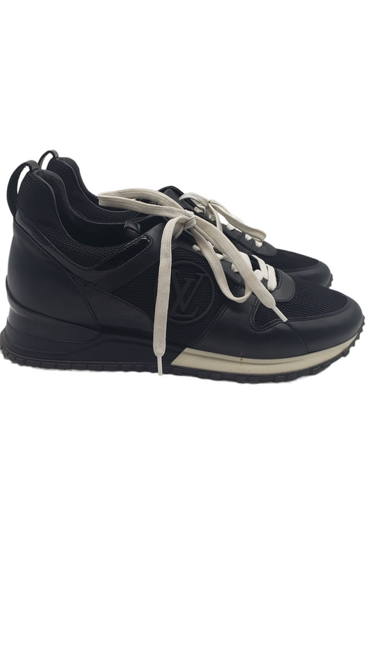 Louis Vuitton Black Run Away Size 37.5 Sneakers