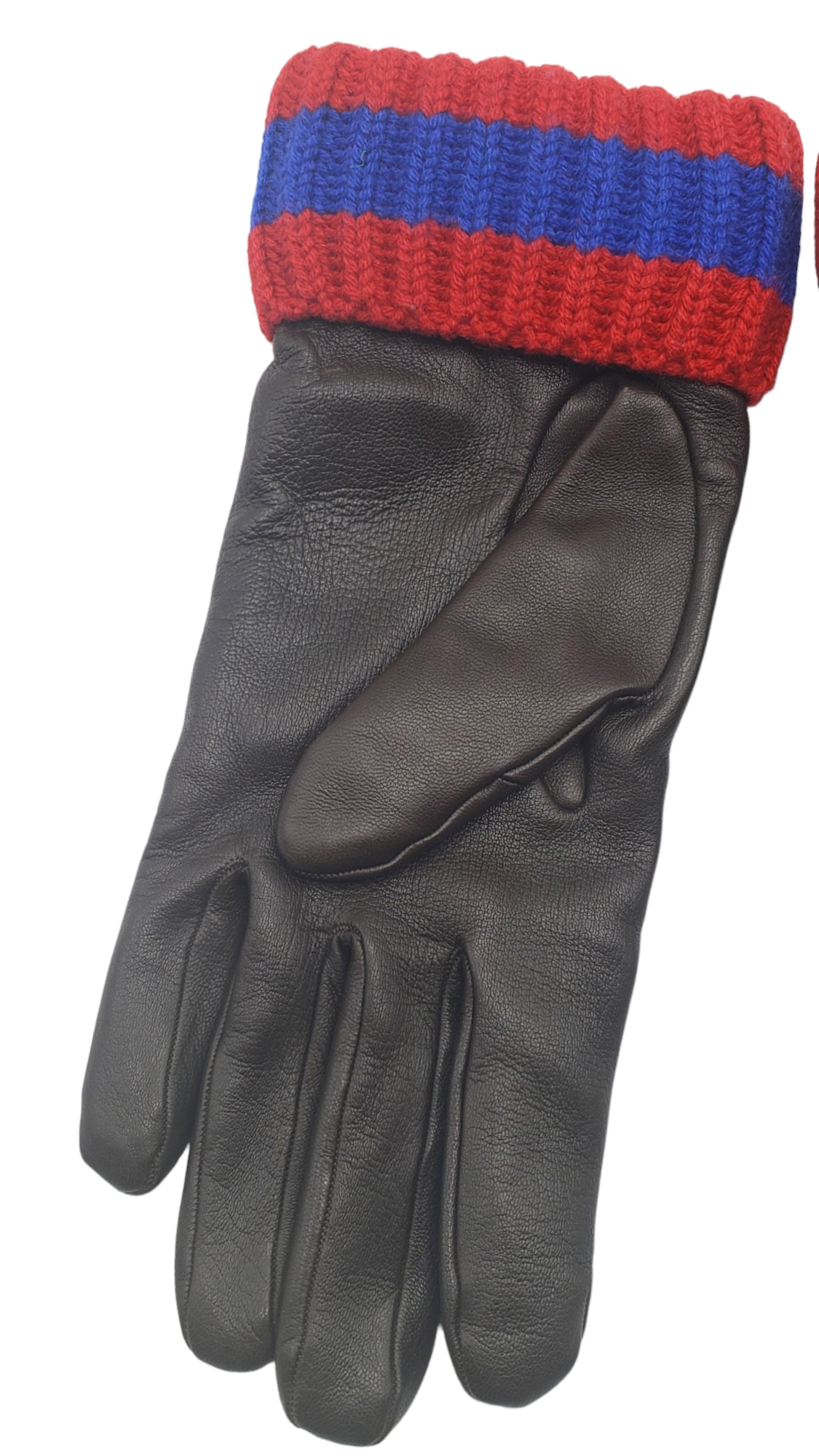 Gucci Brown Leather Size Medium Gloves