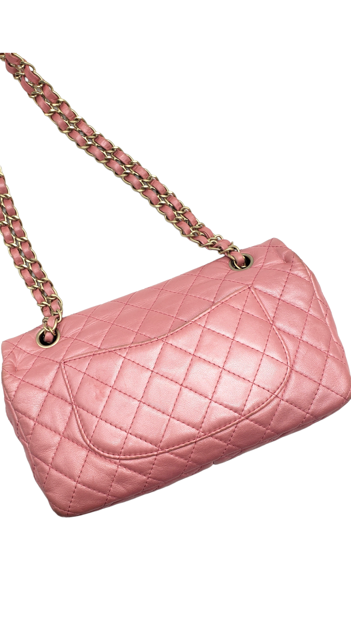 Chanel Pink 2010-2011 Lambskin Precious Jewel Flap Bag