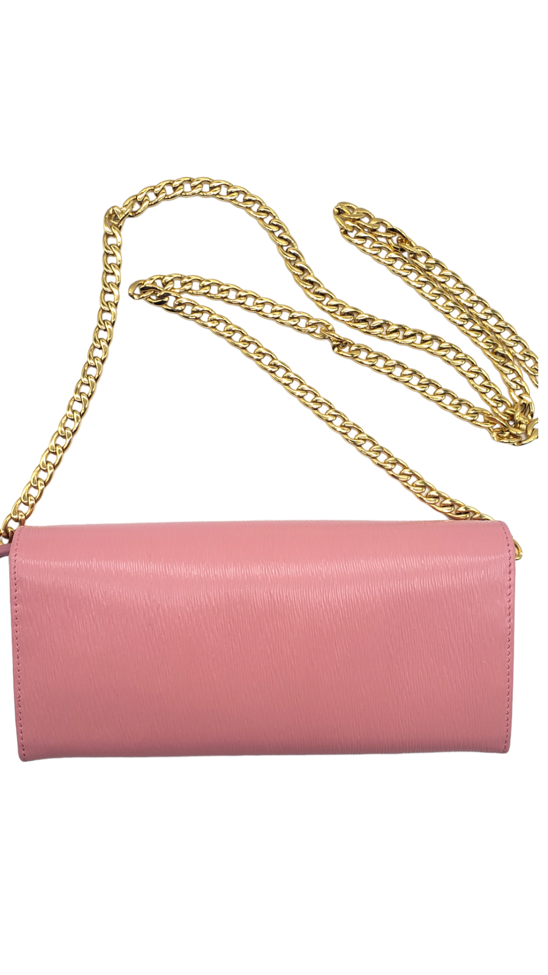 Prada Pink Textured Leather WOC