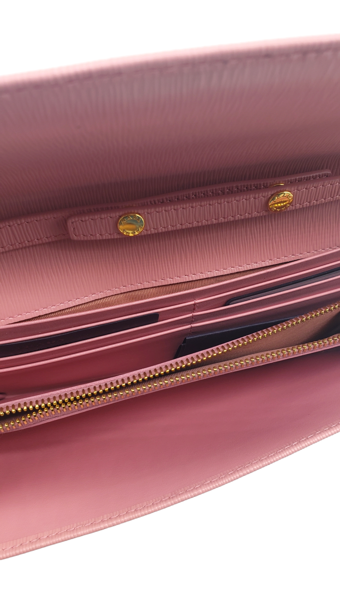 Prada Pink Textured Leather WOC