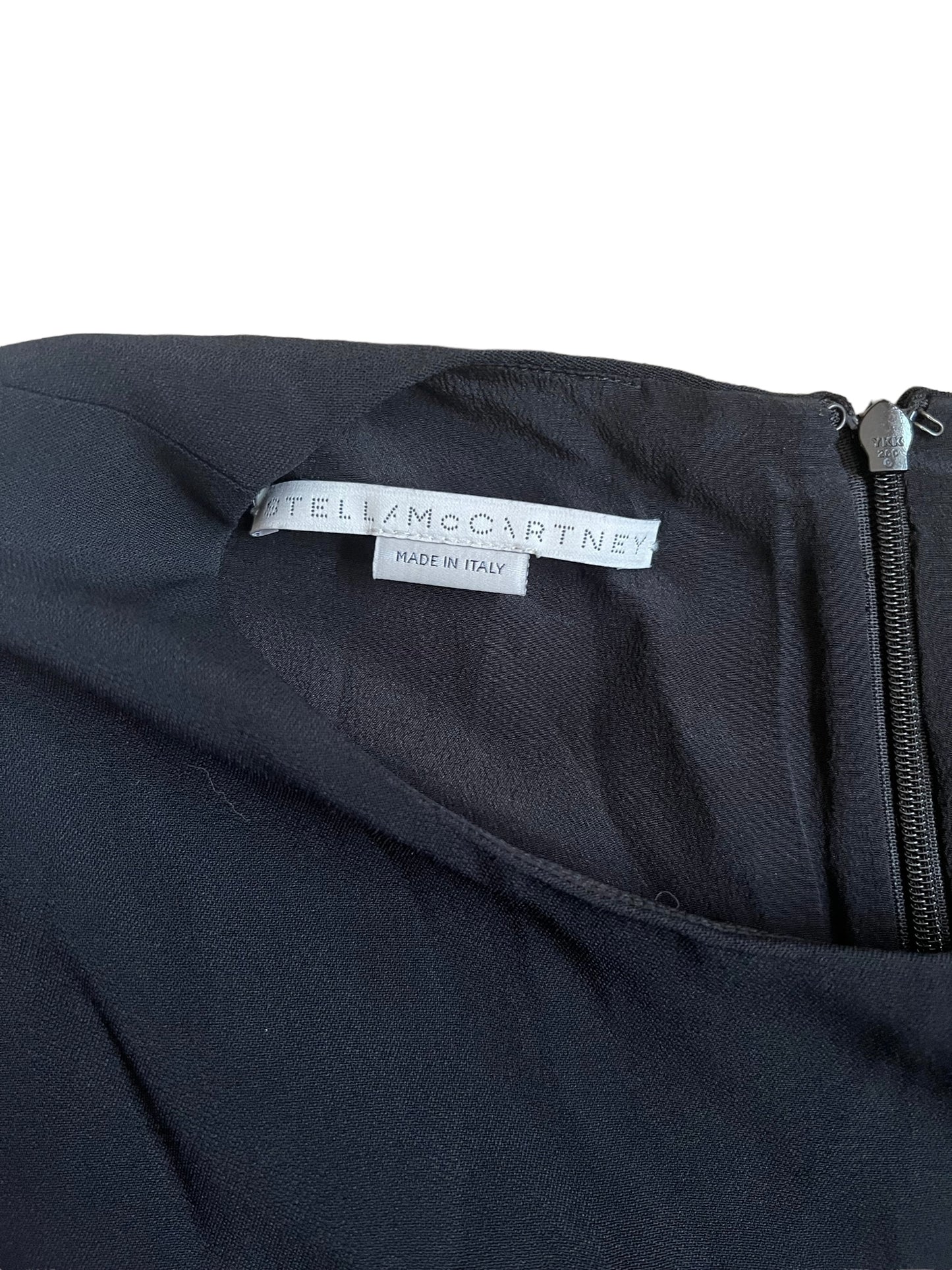 Stella McCartney Black Sequin Embellished Volcano Size 44 Shift Dress
