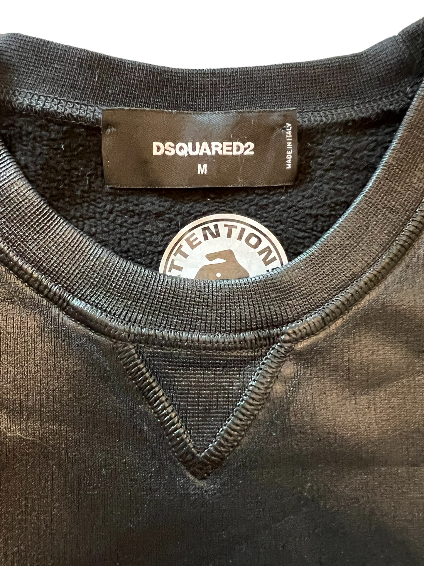 Dsquared Black Vicious Size Medium Sweatshirt