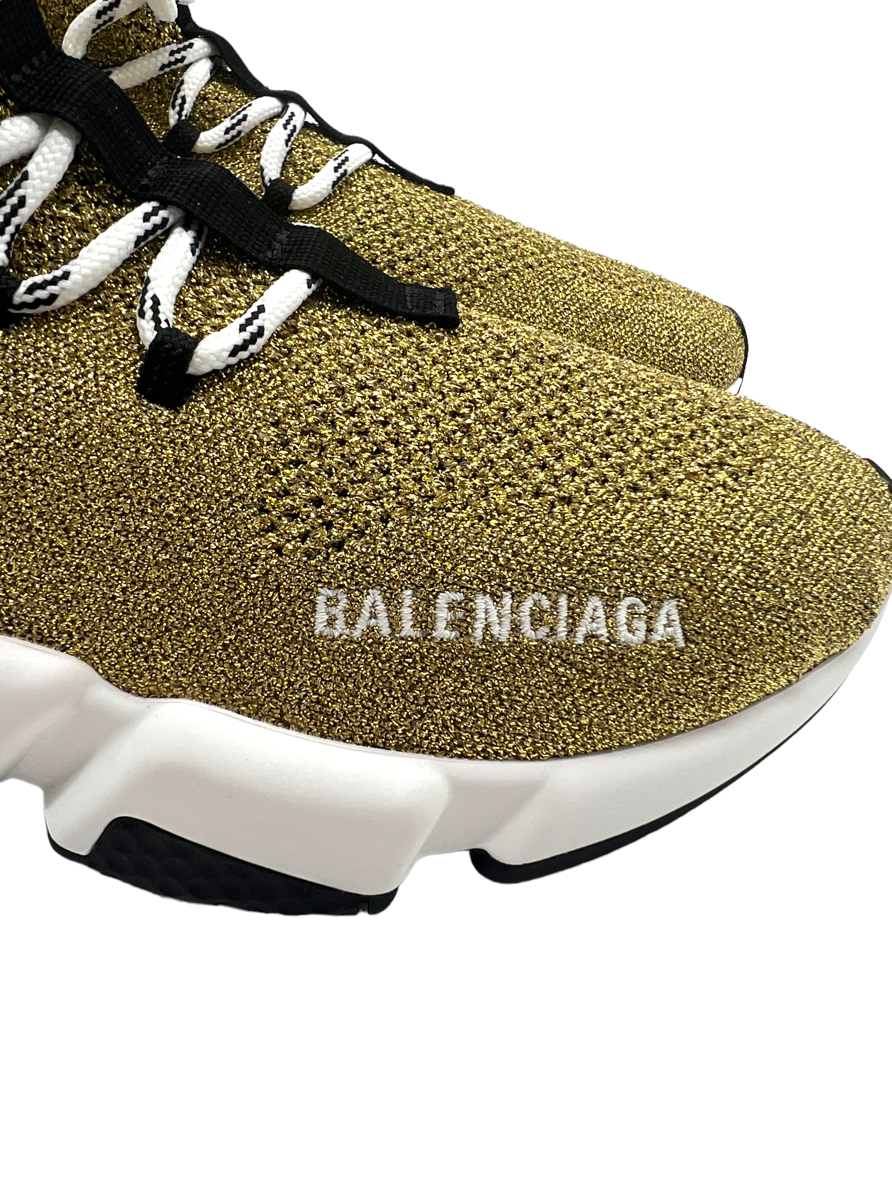 Balenciaga hot sale speed gold