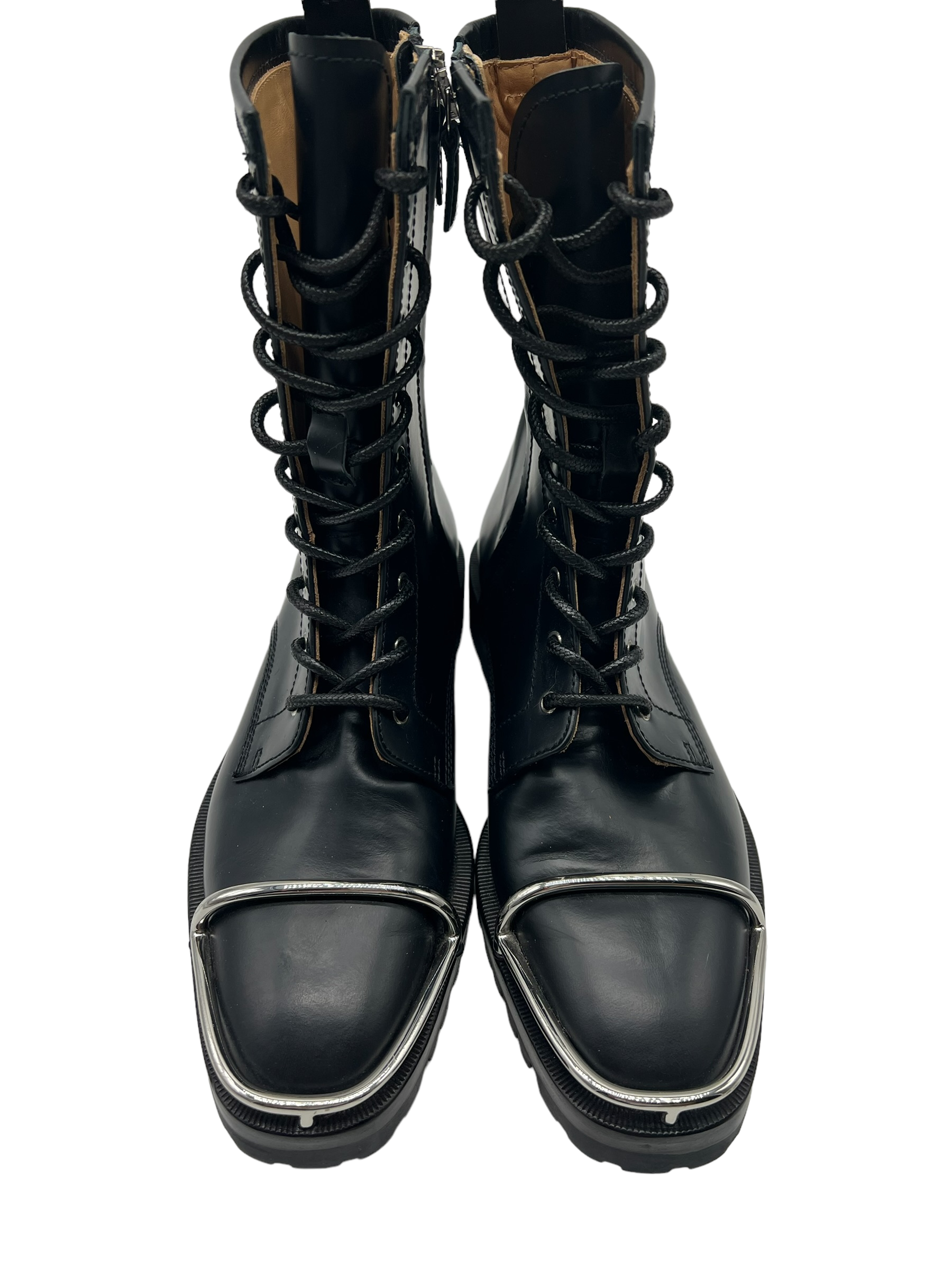 Alexander Wang Black Kennah Size 38 Combat Boots Shop Luxe Society