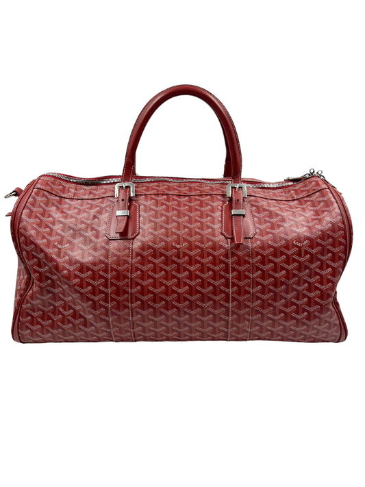 Goyard Red Croisiere 50 Duffle
