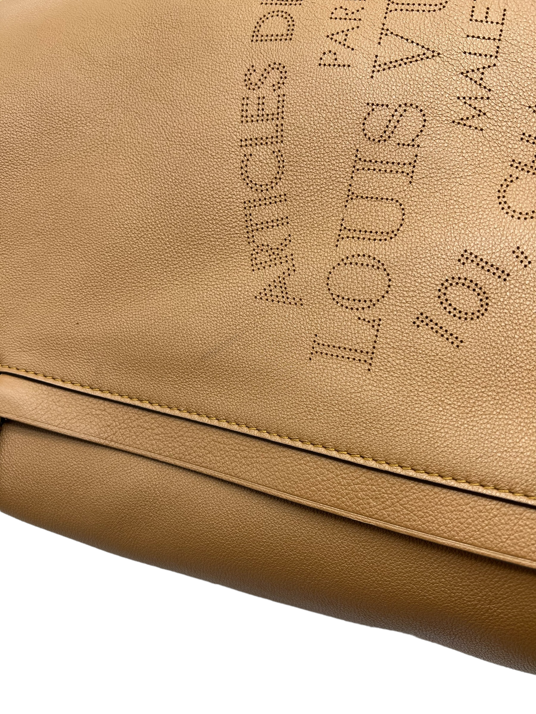 Louis Vuitton Leather Noisette Parnassea Bagatelle Shoulder Bag (SHF-20732)