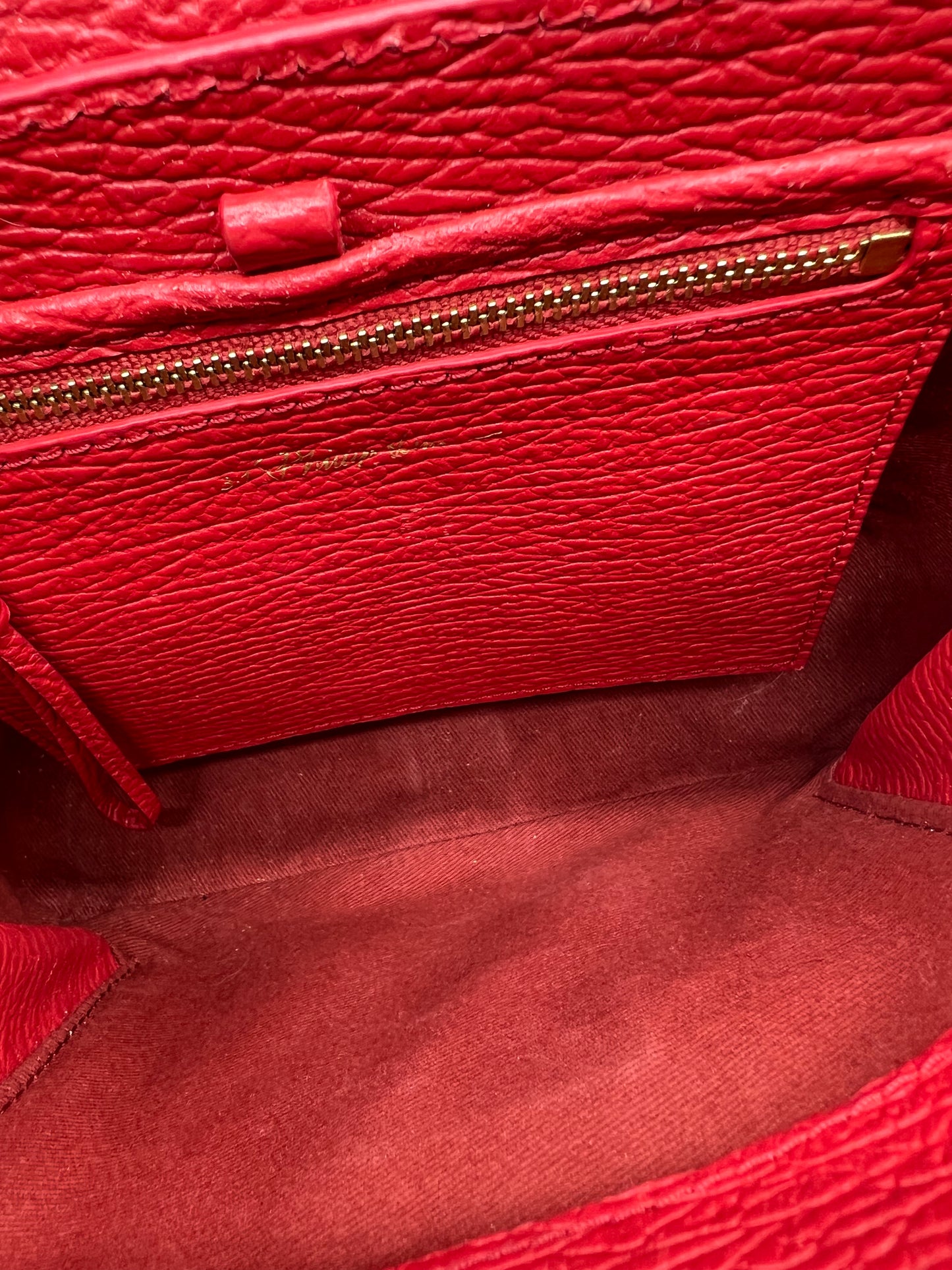 Phillip Lim Red Leather Mini Pashli Shoulder Bag