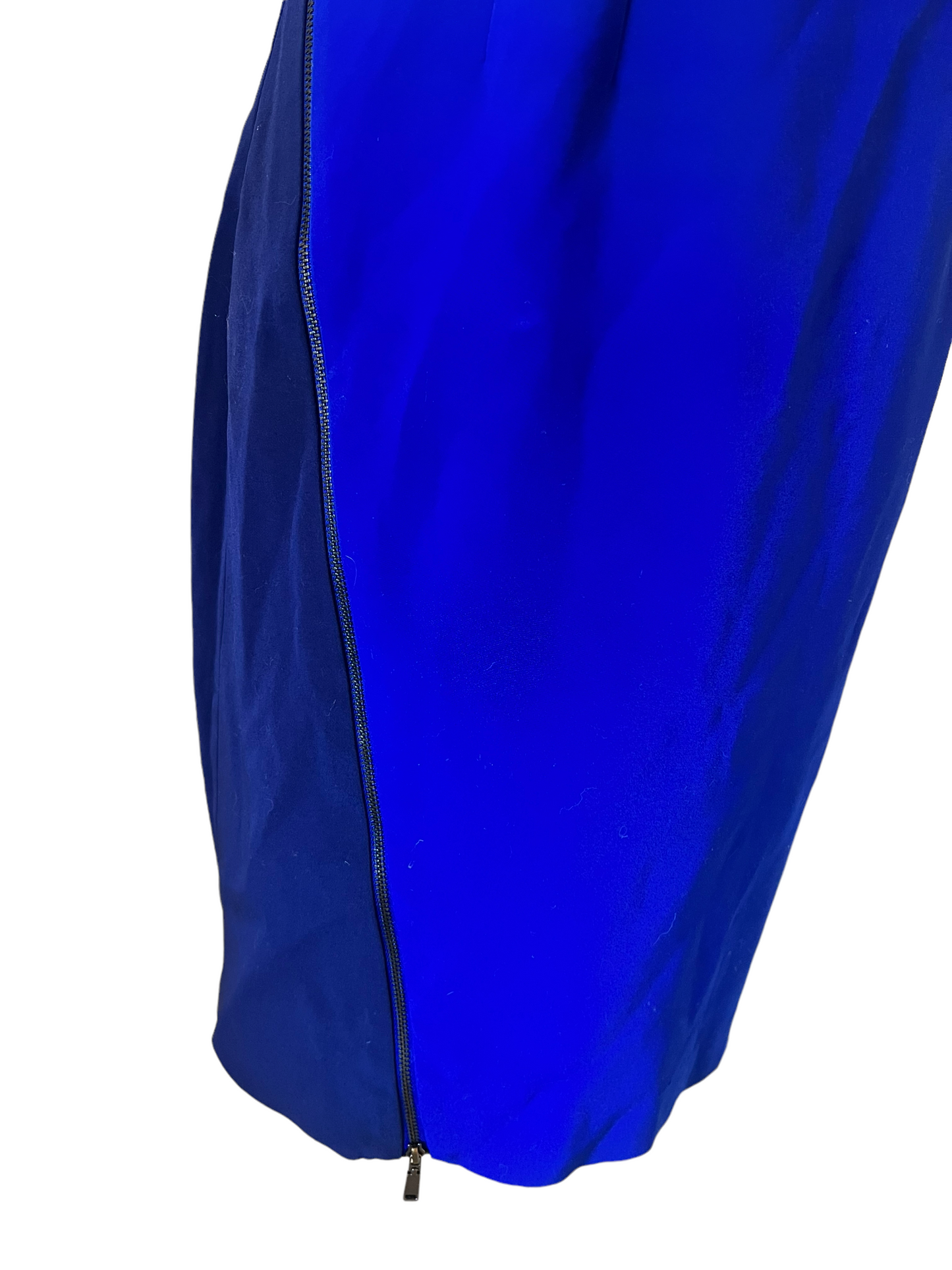 Elie Tahari Navy & Blue Color Block Size 8 Dress