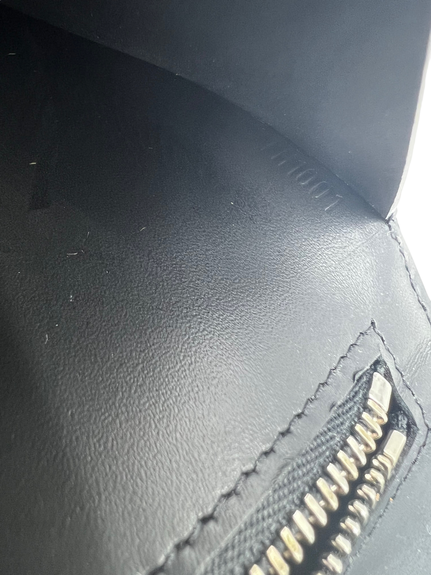 Louis Vuitton Black Monogram Glace Anouchka MM Pochette MM