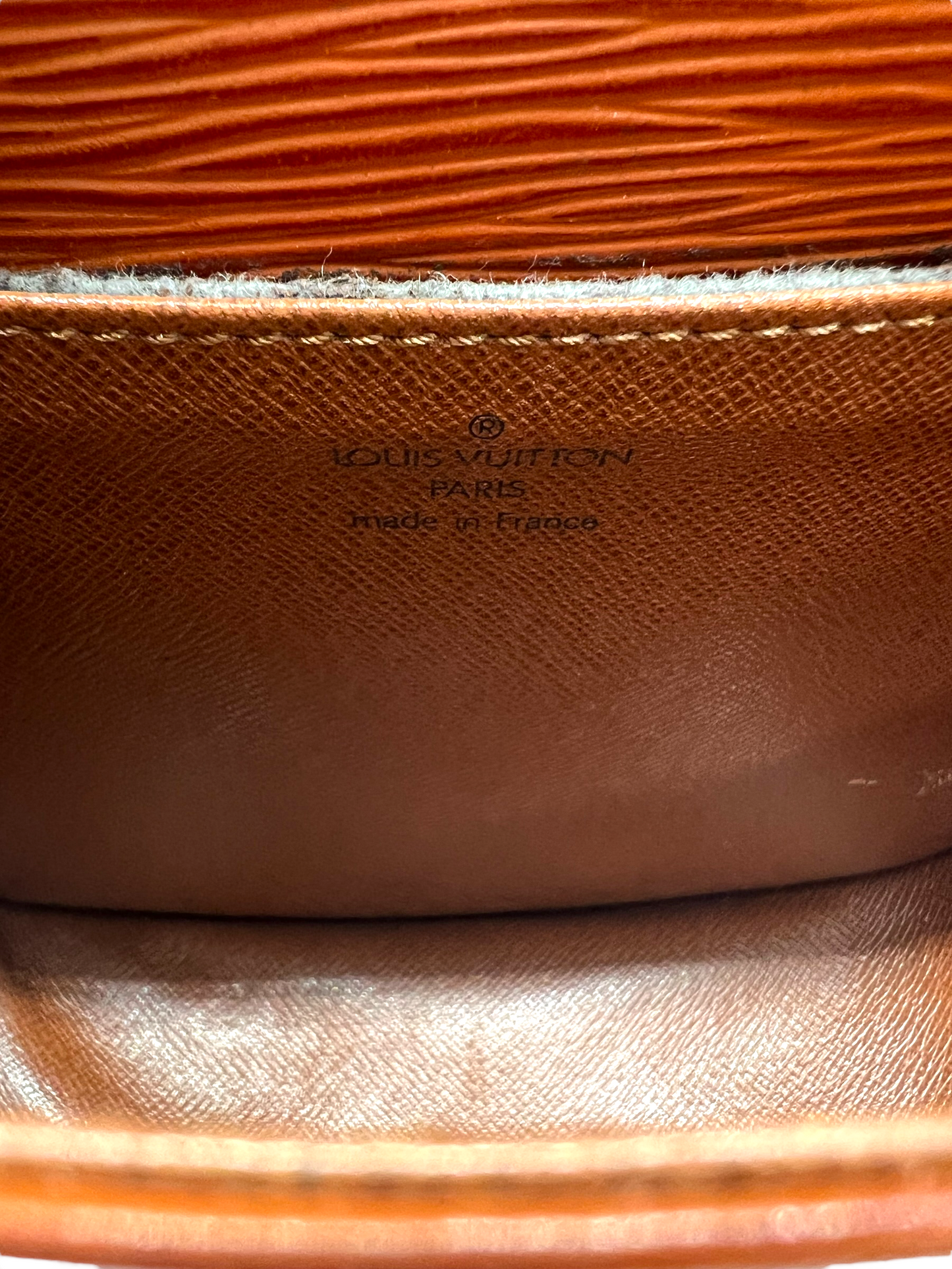 Louis Vuitton, Bags, Louis Vuitton Lv Pm Saint Cloud Epi Leather In  Cognac With Unbranded Charm