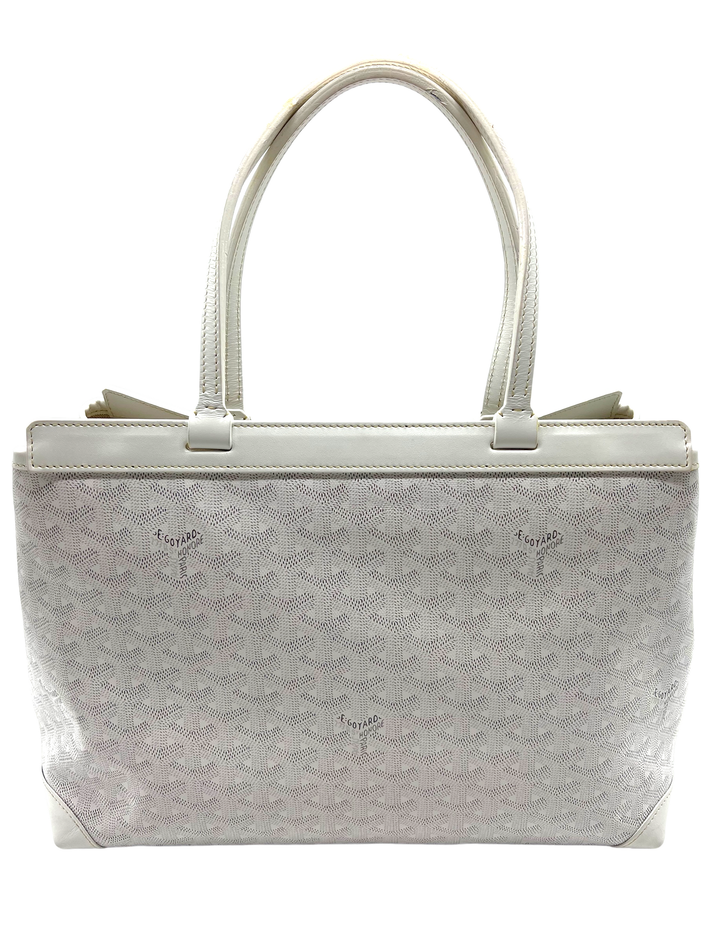 Goyard White Bellechasse PM Shoulder Bag