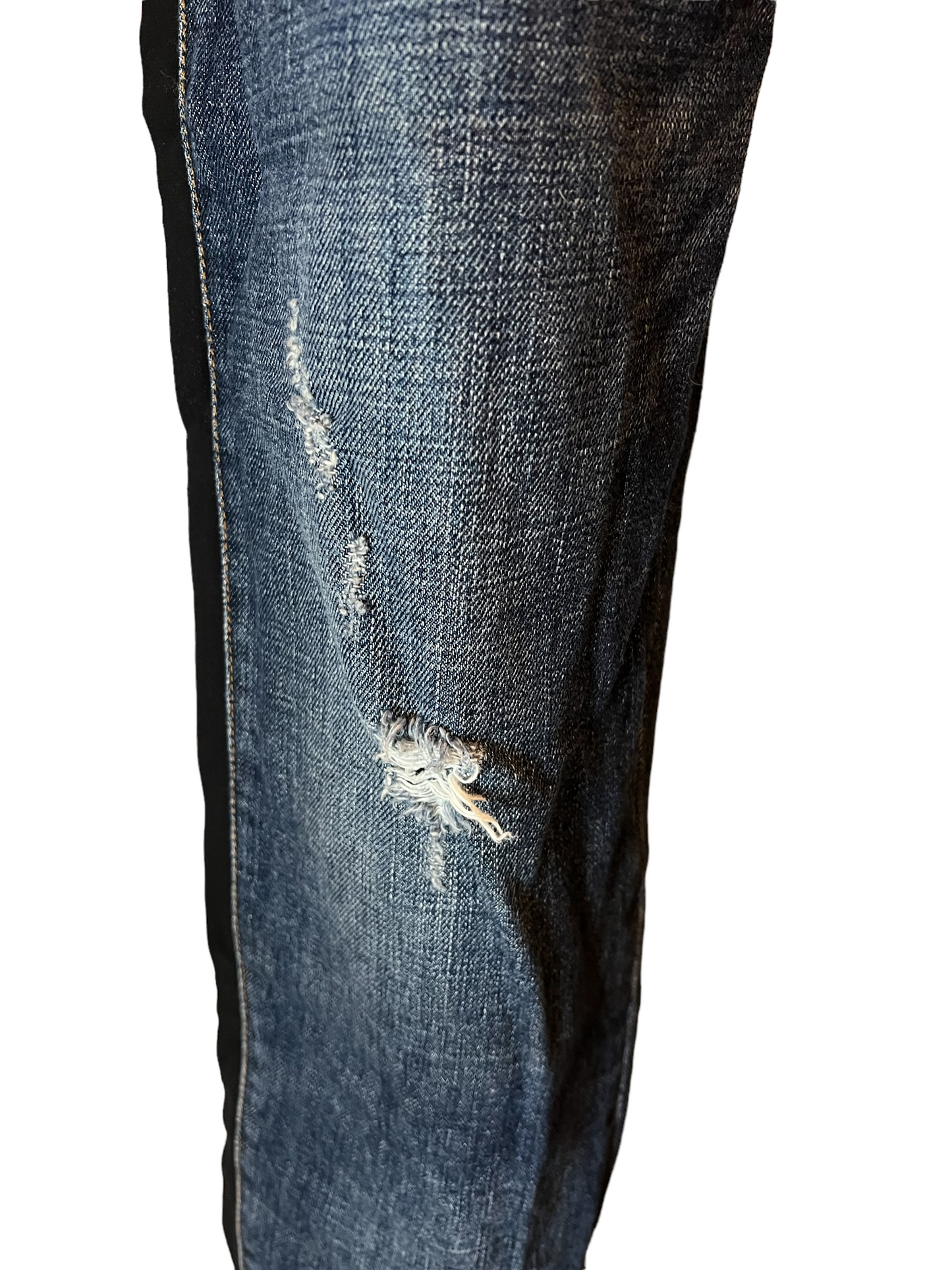 Dolce & Gabbana Distressed Grosgrain Size 46 Jeans