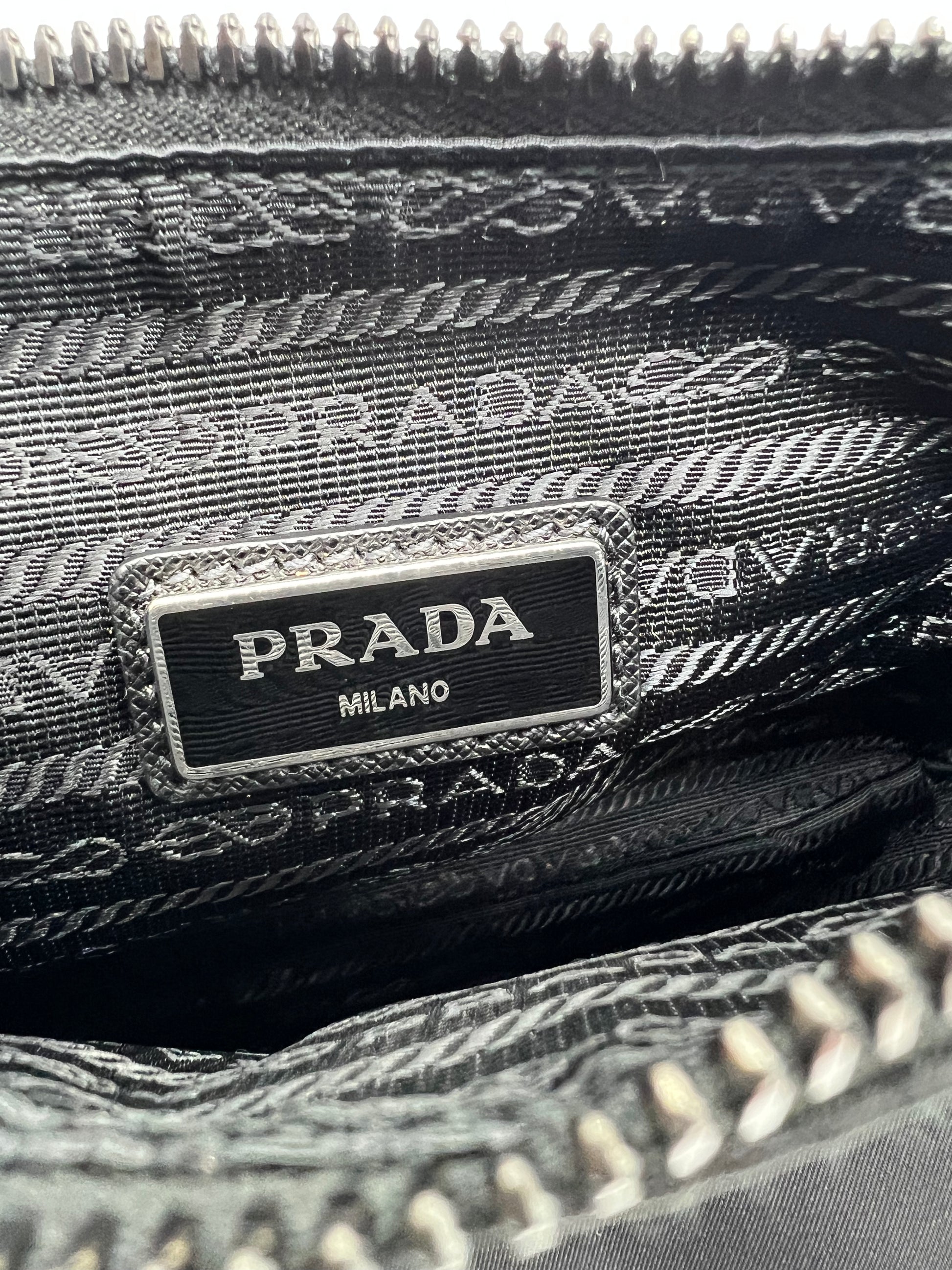 Prada Two-way Top Zip Logo Camera Bag In Default Title