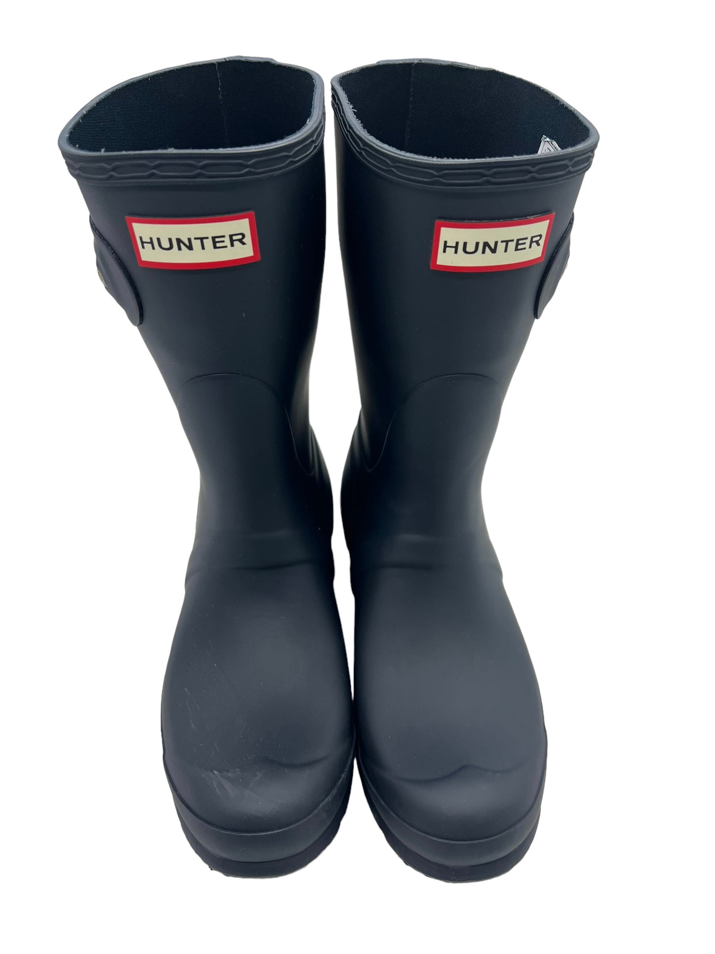 Hunter Navy Size 7 Original Short Rain Boots