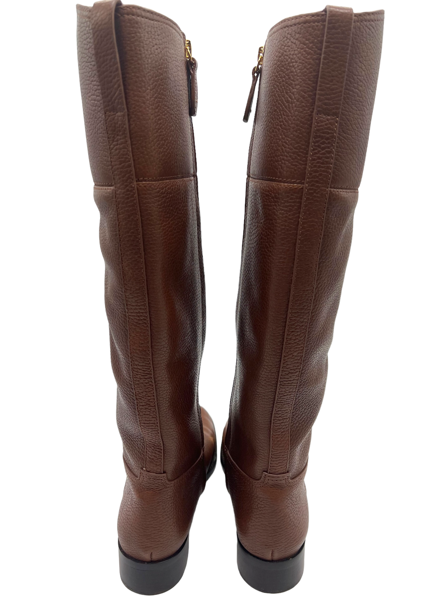 Tory Burch Brown Leather Junction Size 8 Riding Boots