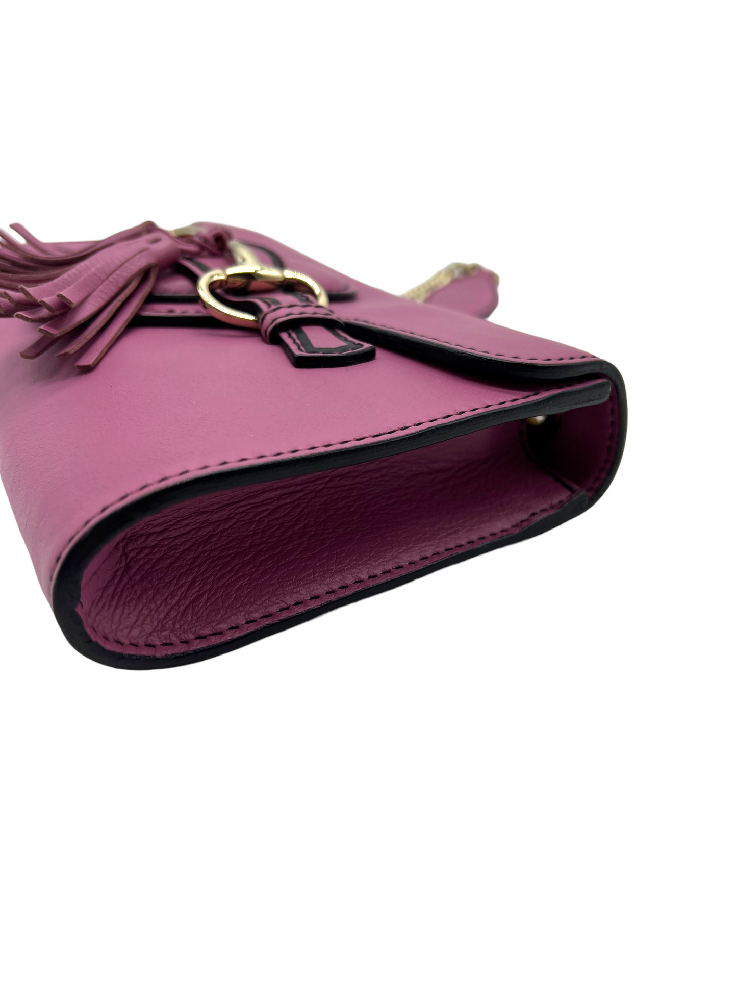 Gucci Rose Pink Leather Emily Handbag