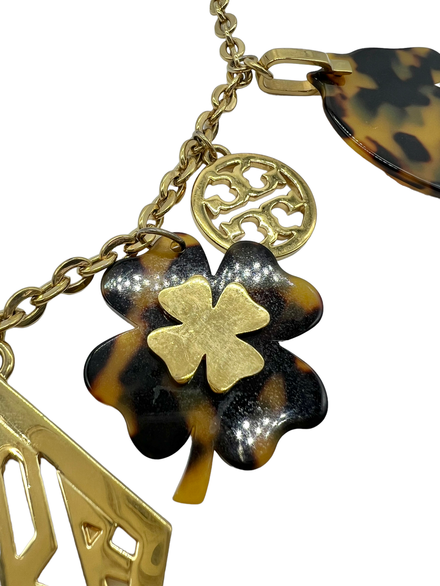 Tory Burch Tortoise Lucky Charm Necklace