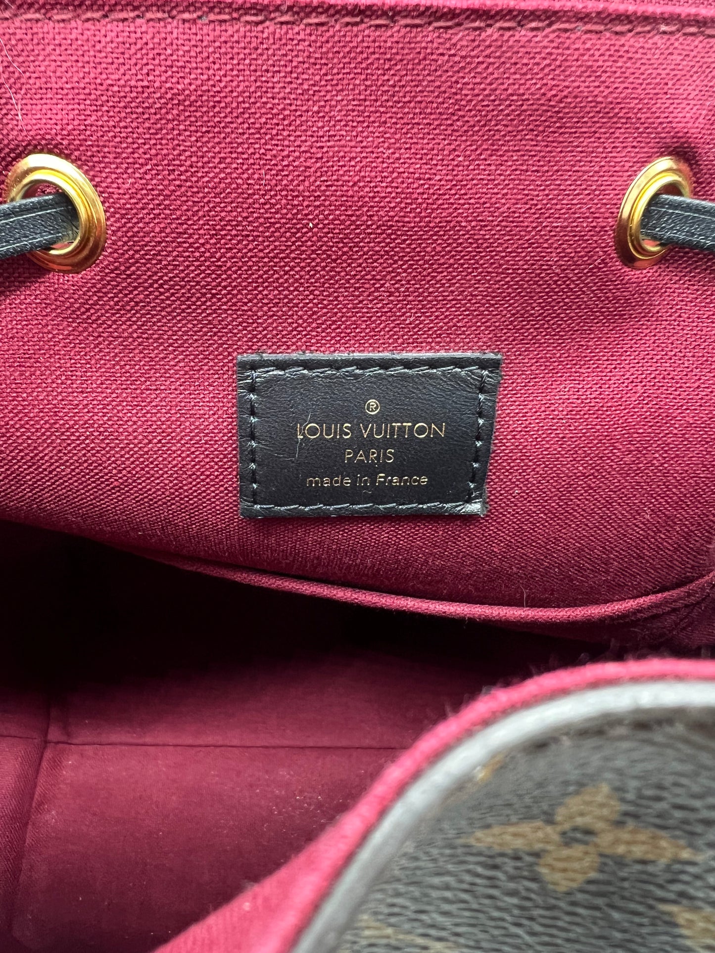 Louis Vuitton Monogram Montsouris PM Nm Backpack Handbag