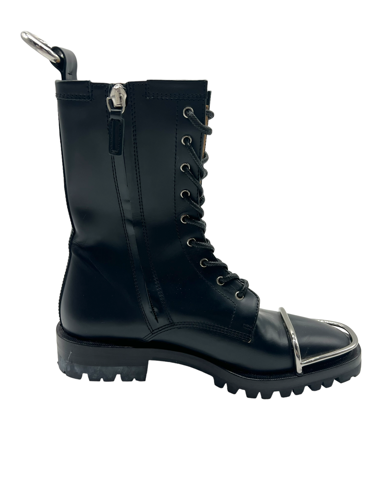Alexander Wang Black Kennah Size 38 Combat Boots