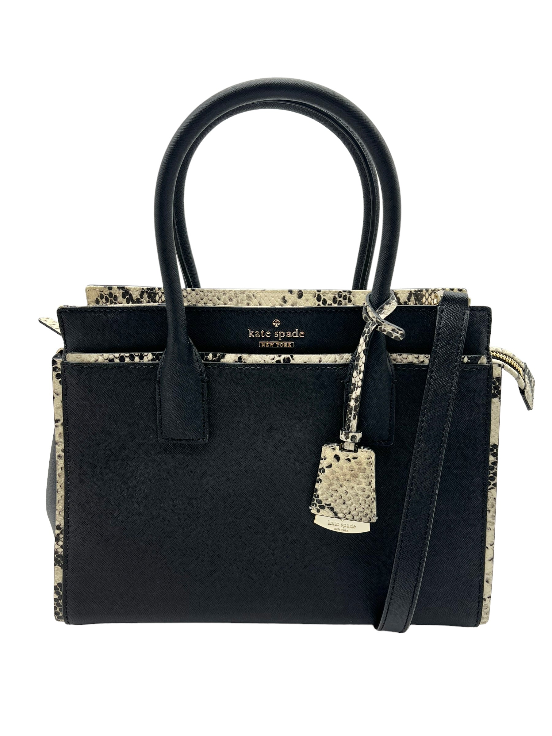 Kate Spade Black Saffiano Leather Cameron Street Candace Satchel