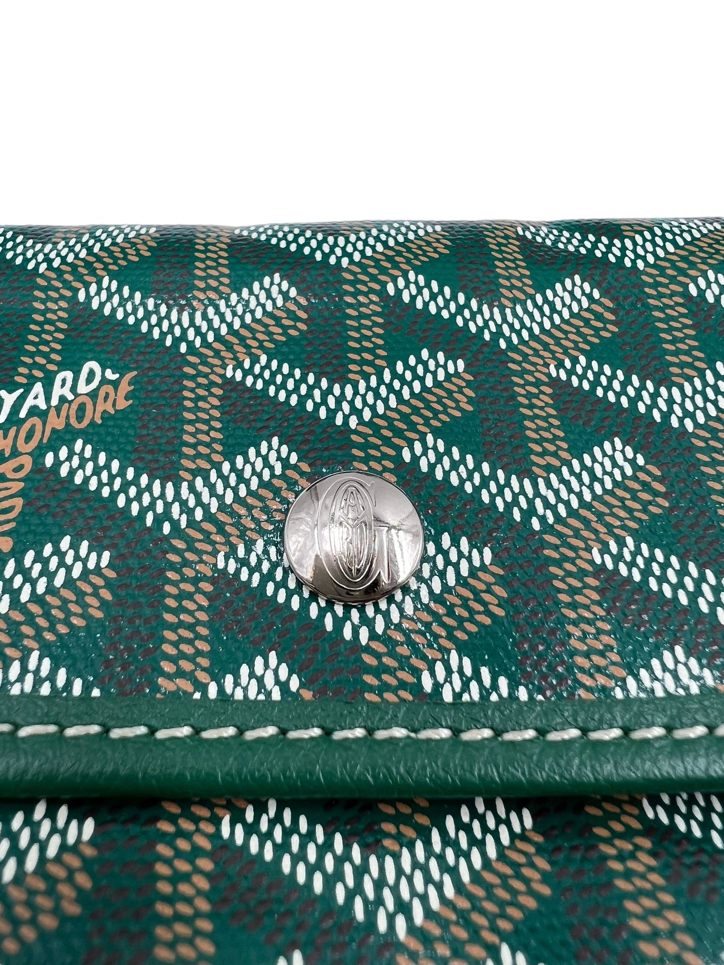 Goyard Green Goyardine Saint Louis GM Tote