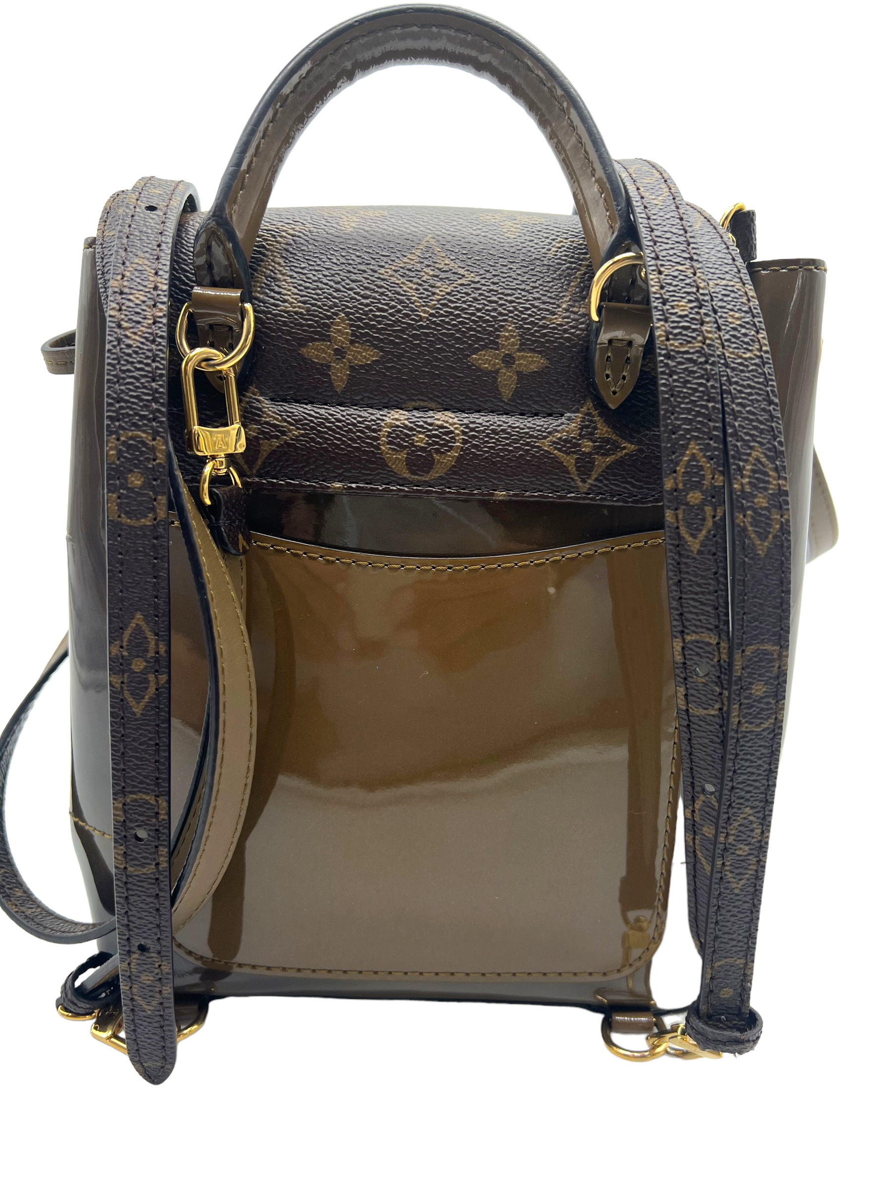 Louis Vuitton Hot Springs Monogram Vernis Leather Bag