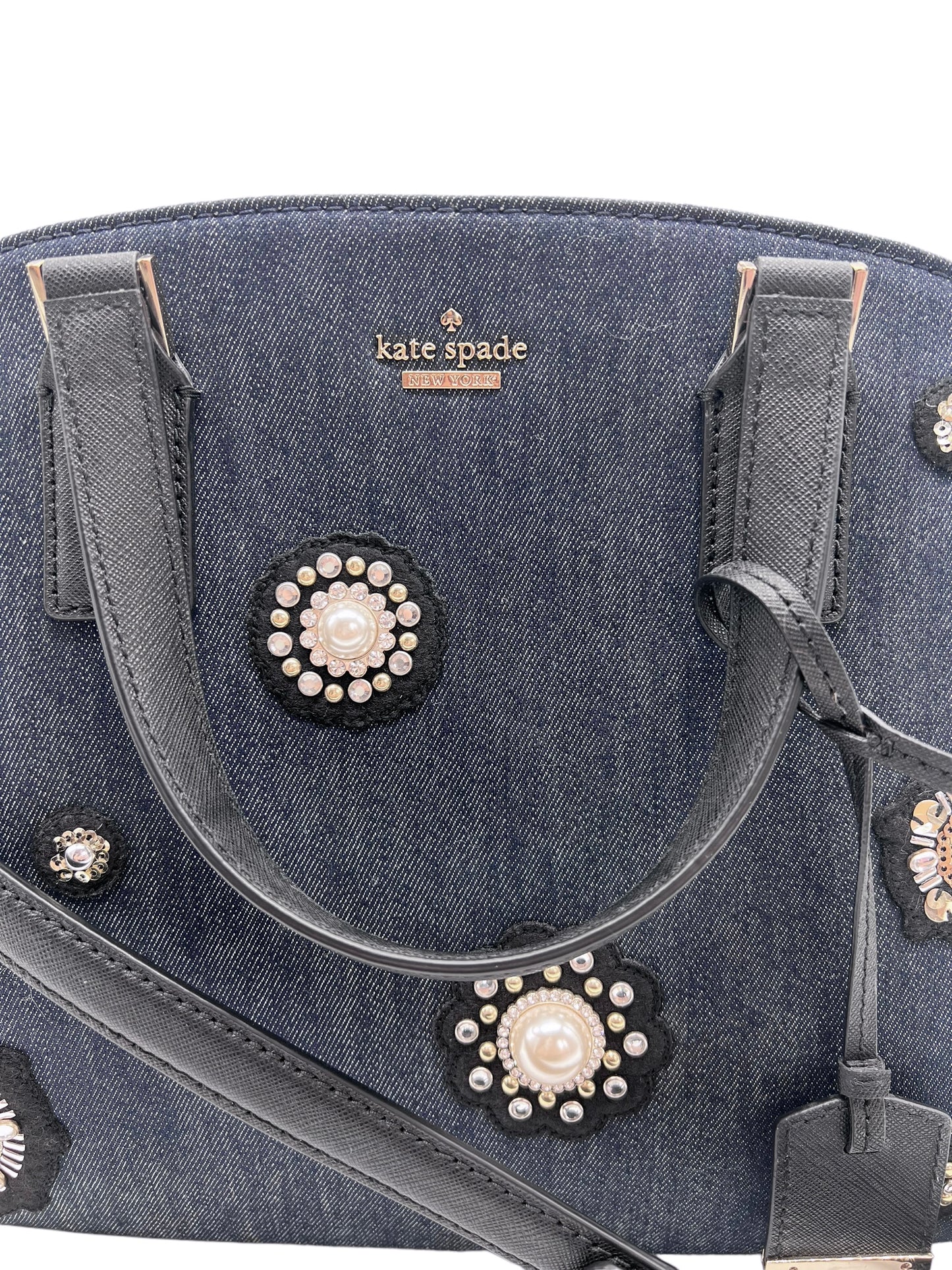 Kate Spade Cameron Street 'Lottie' Embellished Denim Bag